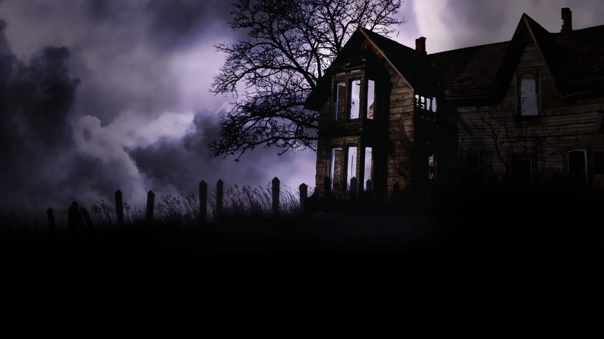 My Haunted House backdrop