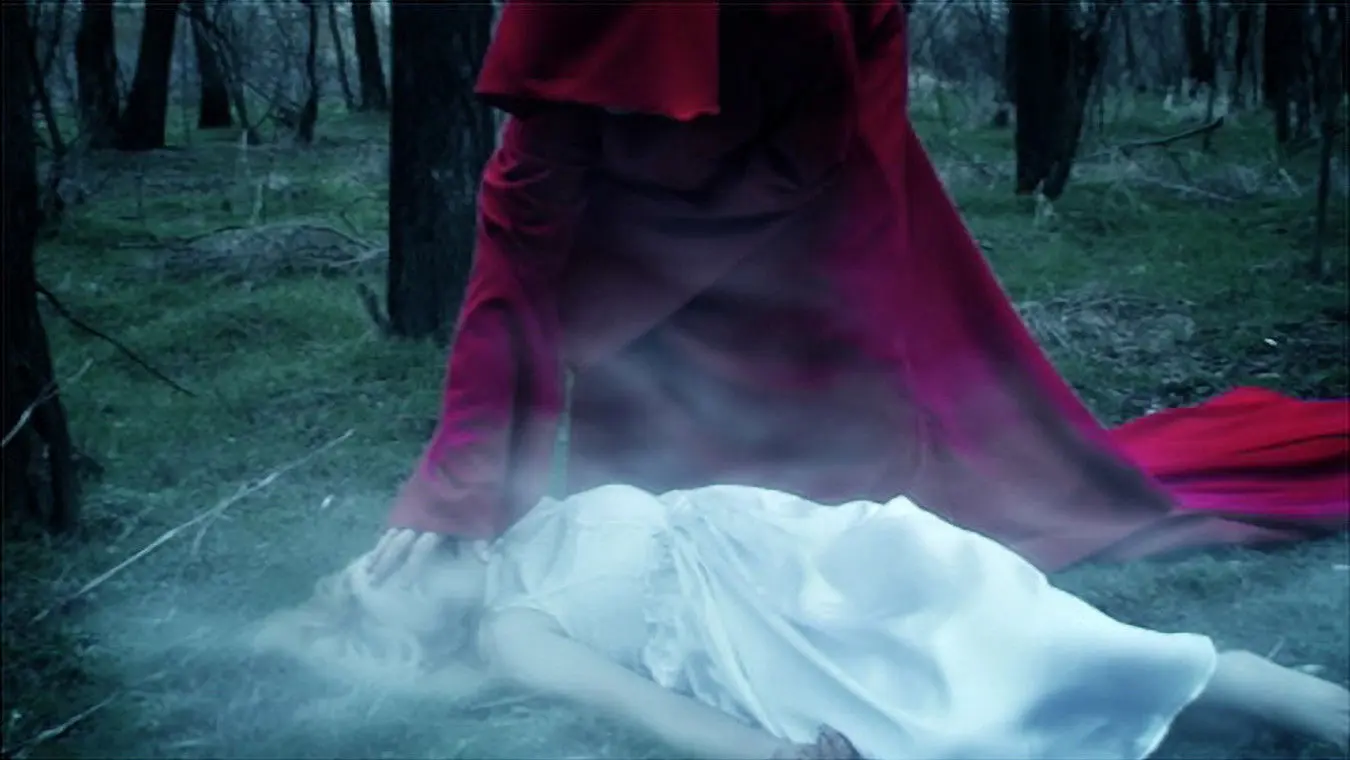 Two Wolves of the Blood Princess backdrop