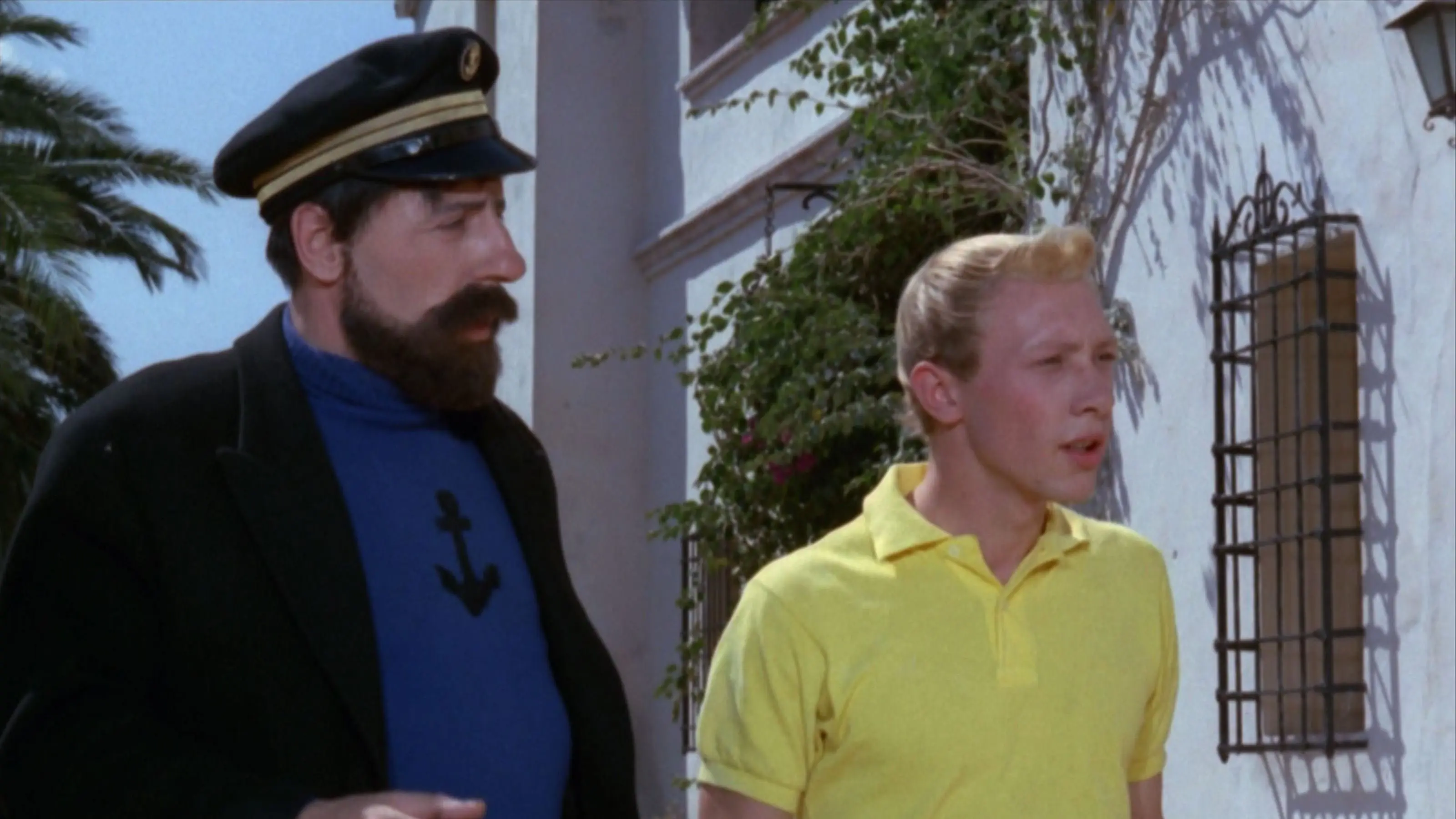 Tintin and the Blue Oranges backdrop