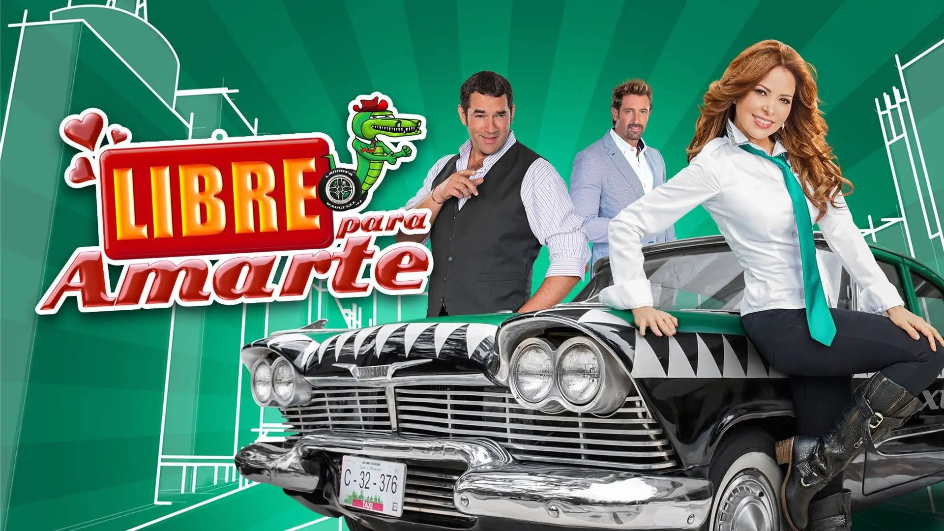 Libre para amarte backdrop