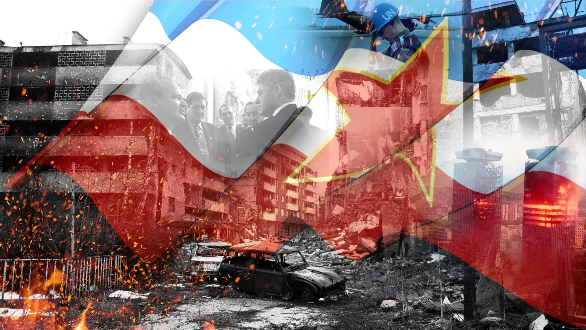 The Death of Yugoslavia backdrop