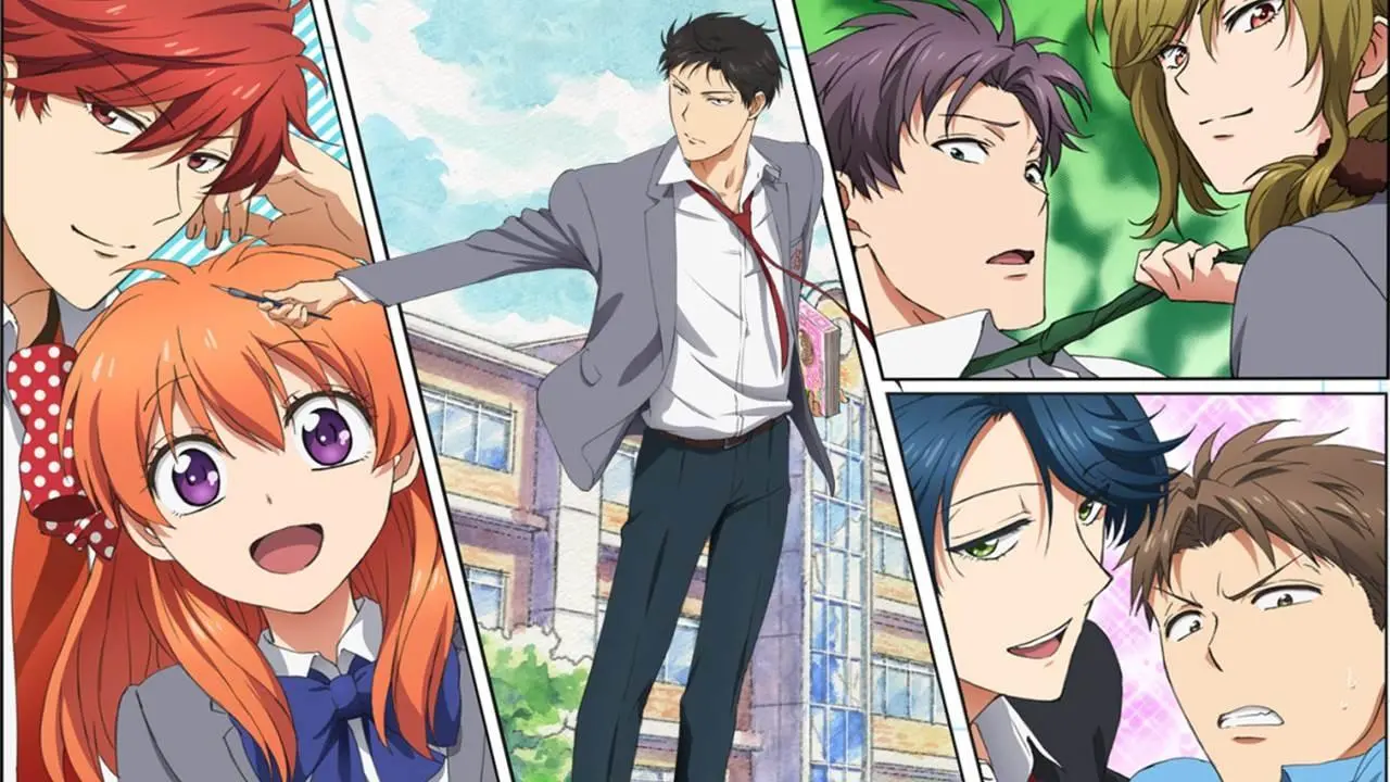 Monthly Girls' Nozaki-kun backdrop