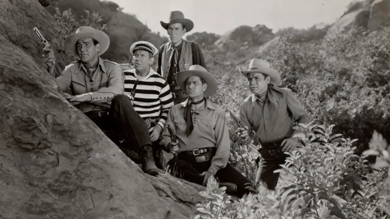 Beyond the Pecos backdrop
