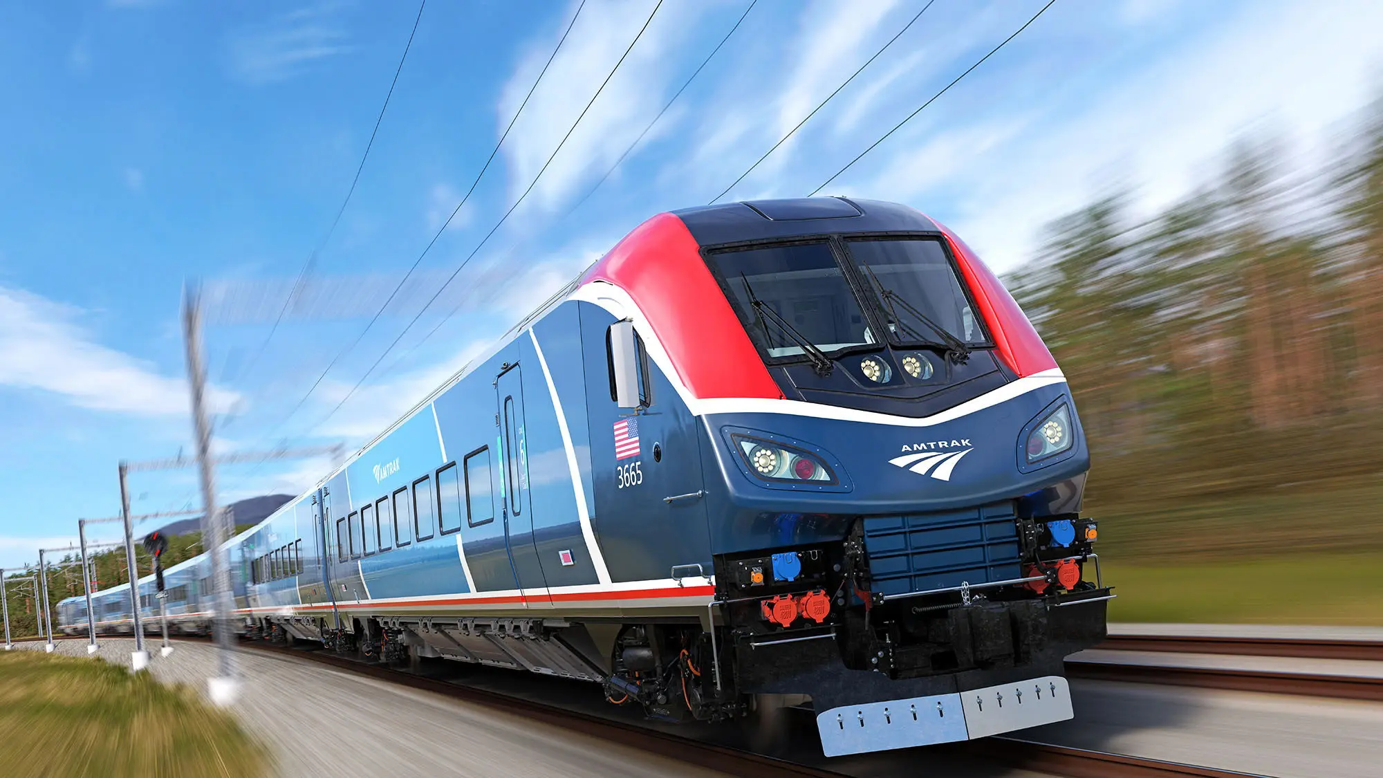 Amtrak: Connecting America by Rail backdrop