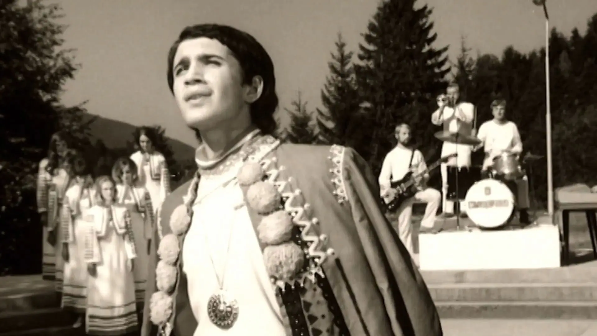 Mustache Funk backdrop