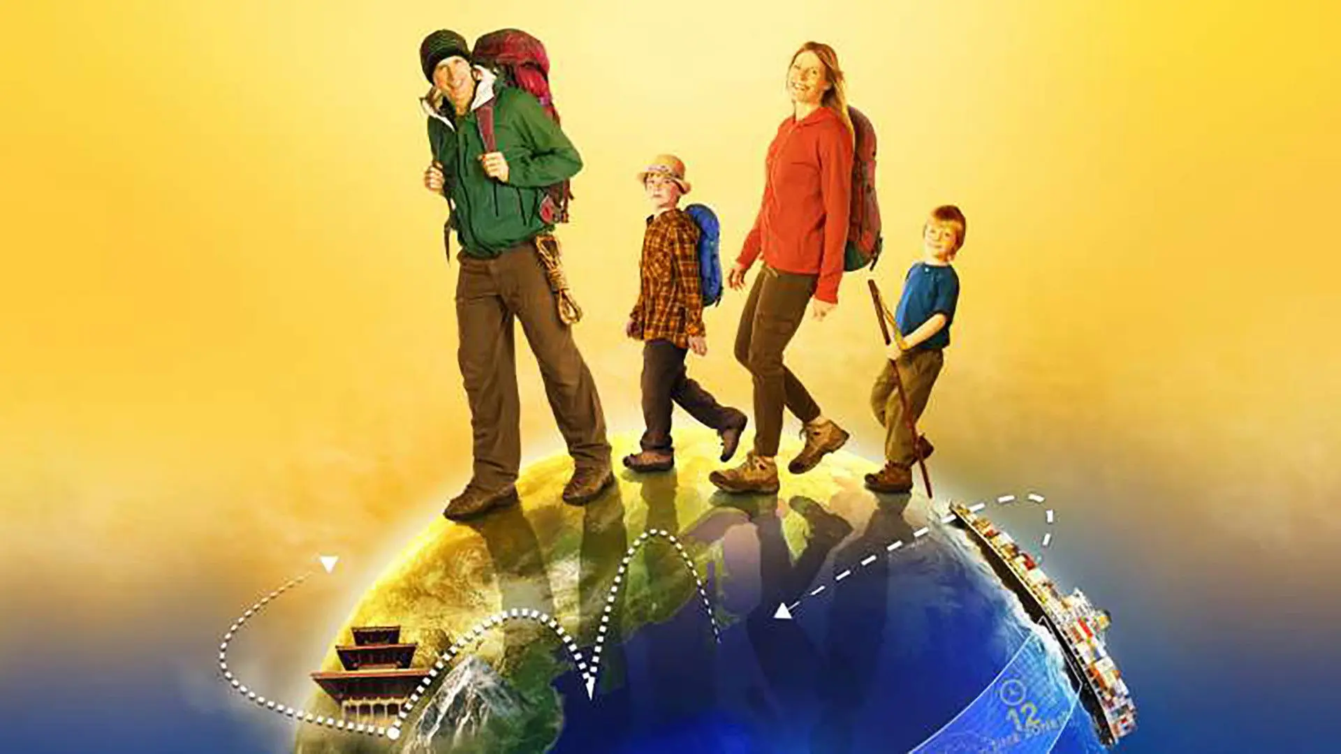 Big Crazy Family Adventure backdrop