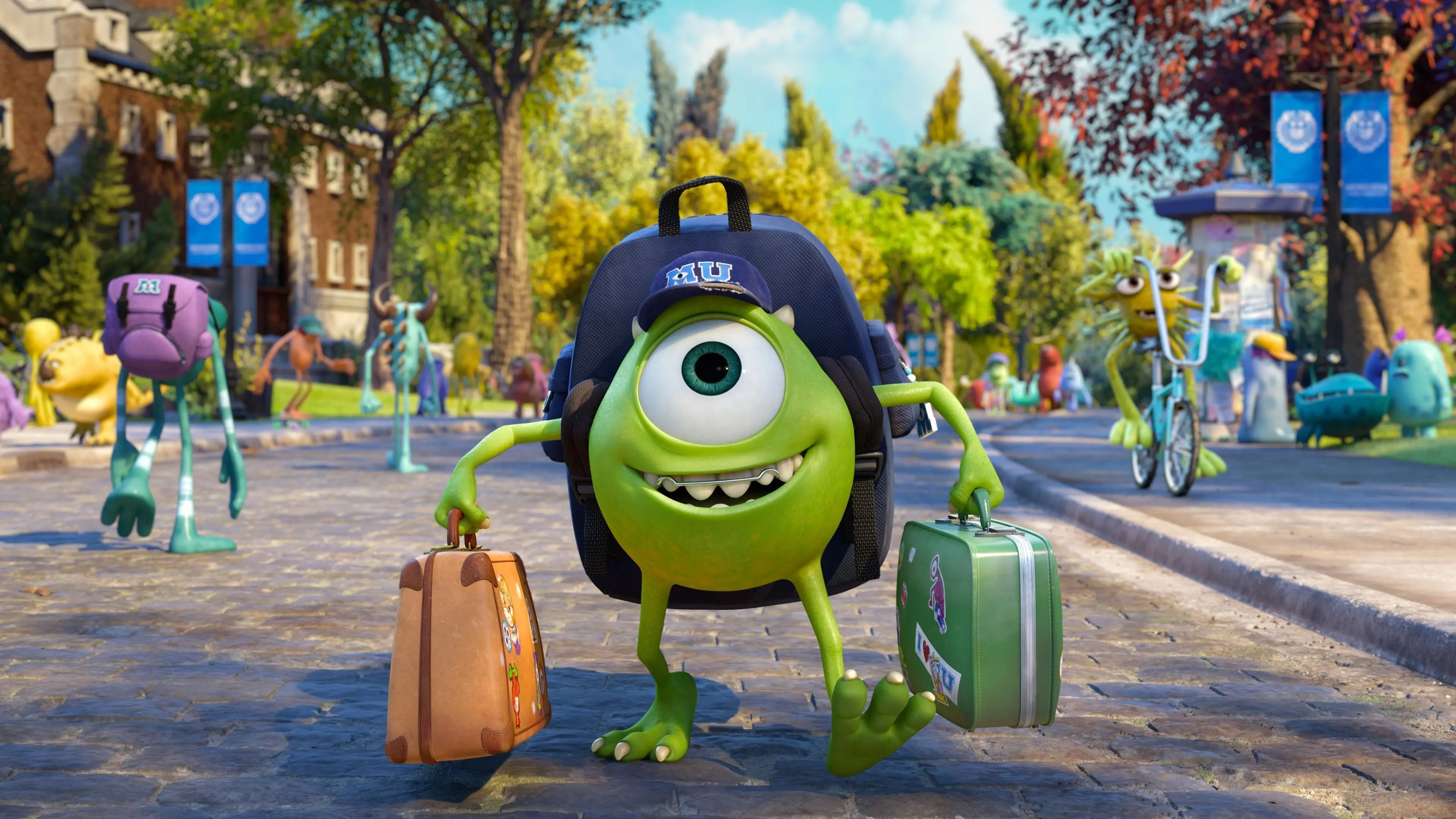 Monsters University backdrop