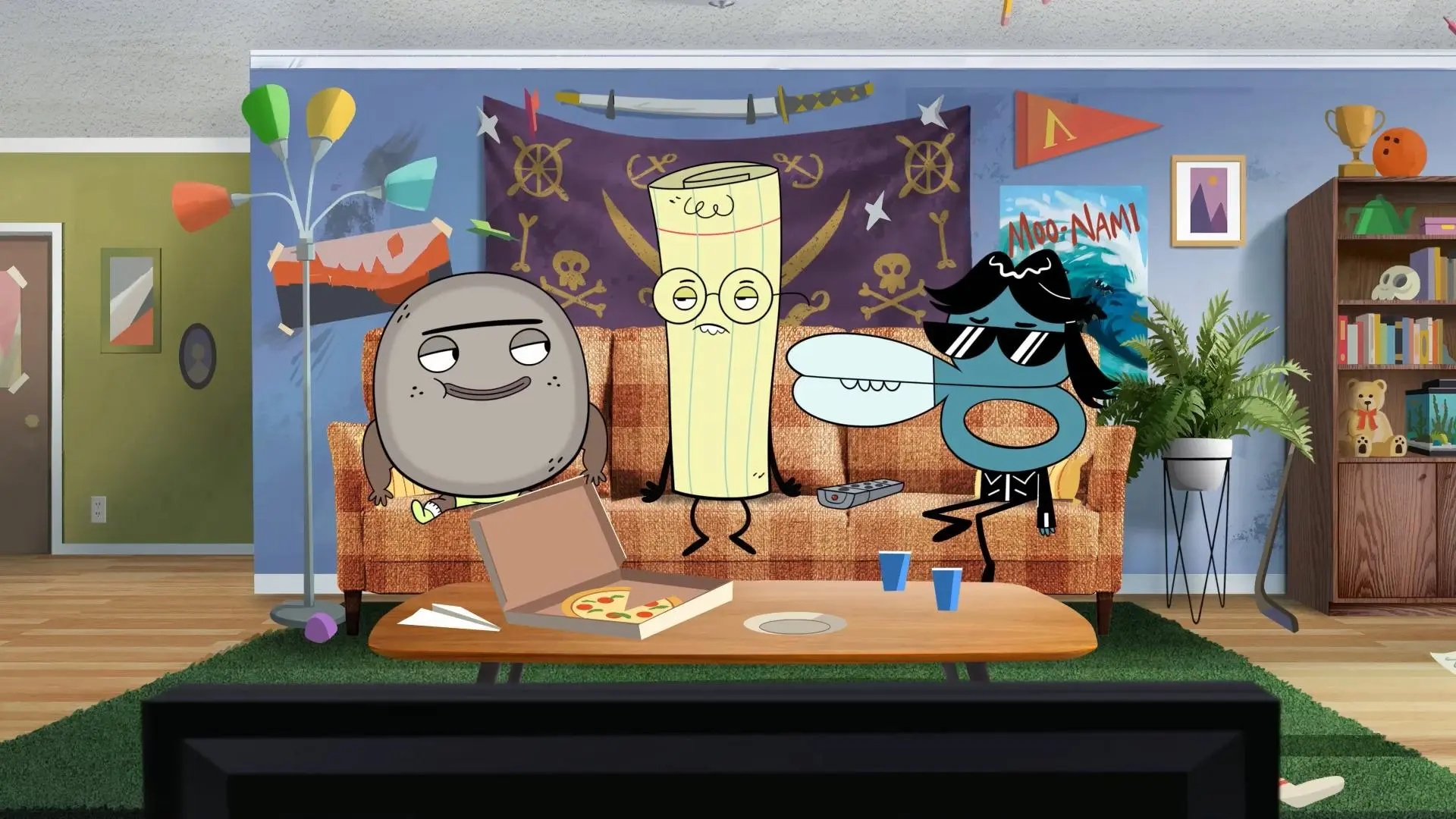 Rock, Paper, Scissors backdrop