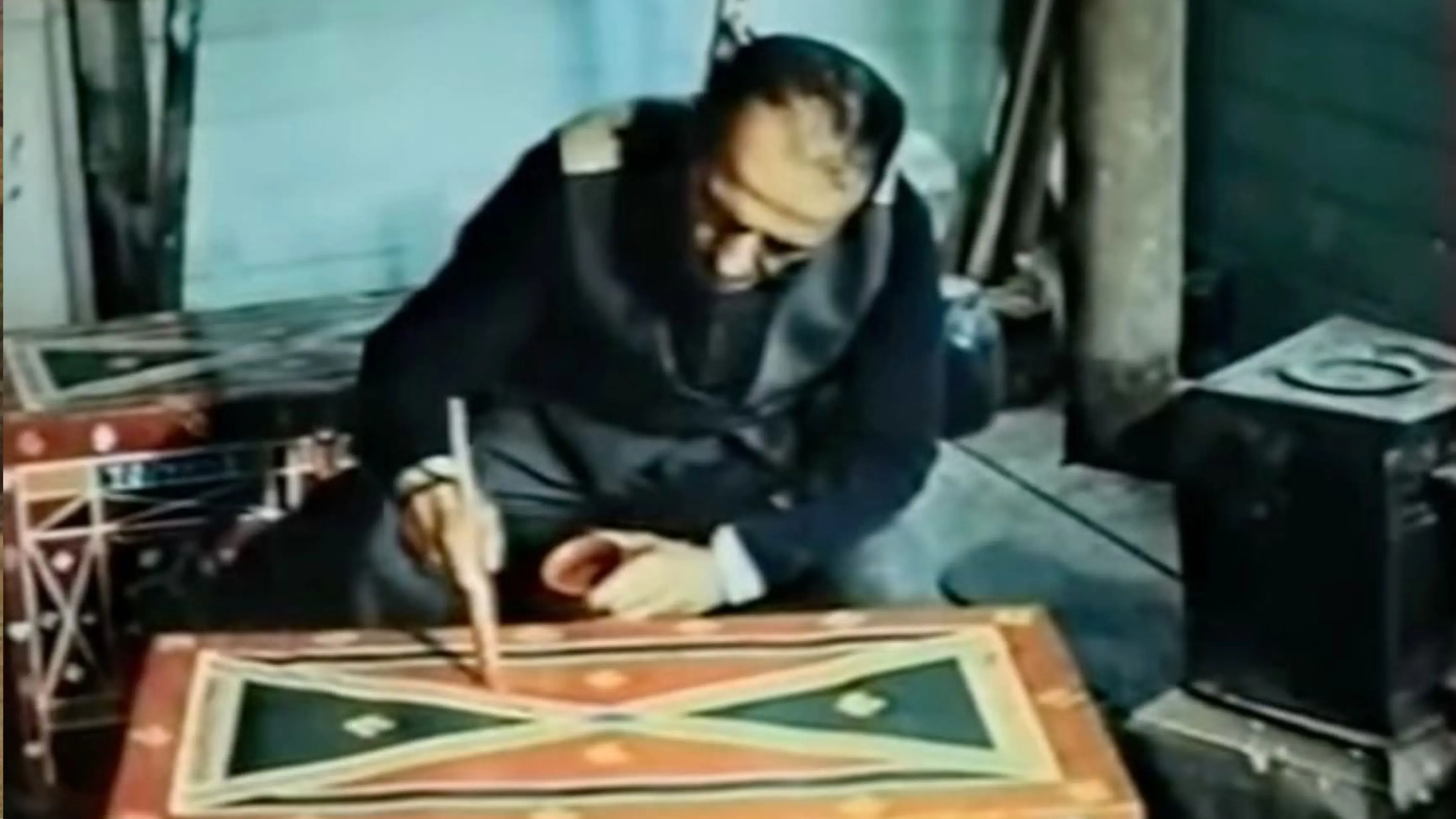 The Udi people backdrop