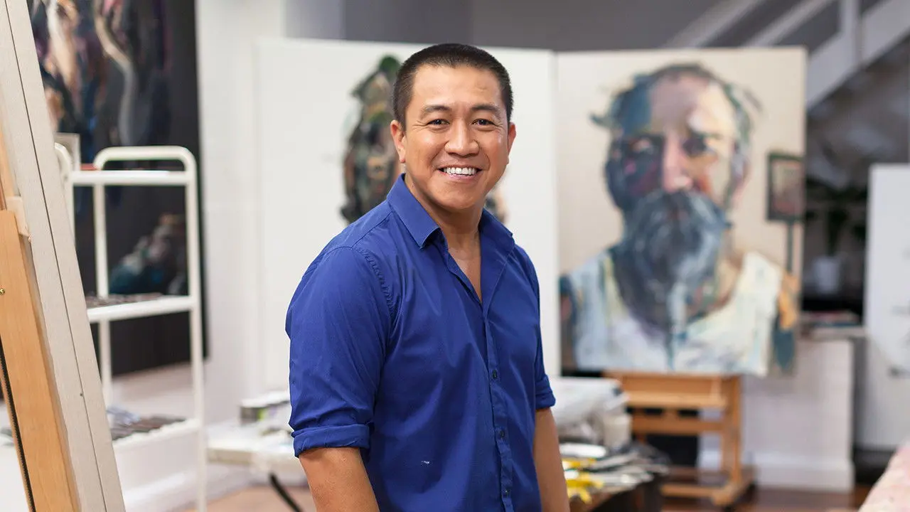 Anh's Brush with Fame backdrop