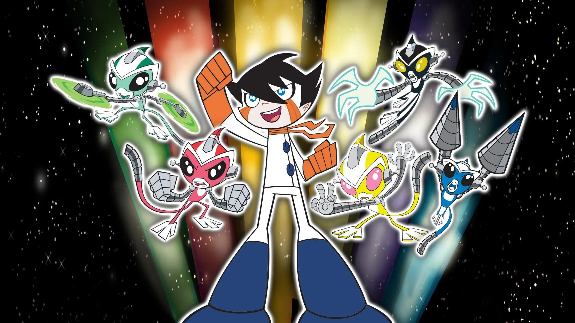 Super Robot Monkey Team Hyperforce Go! backdrop
