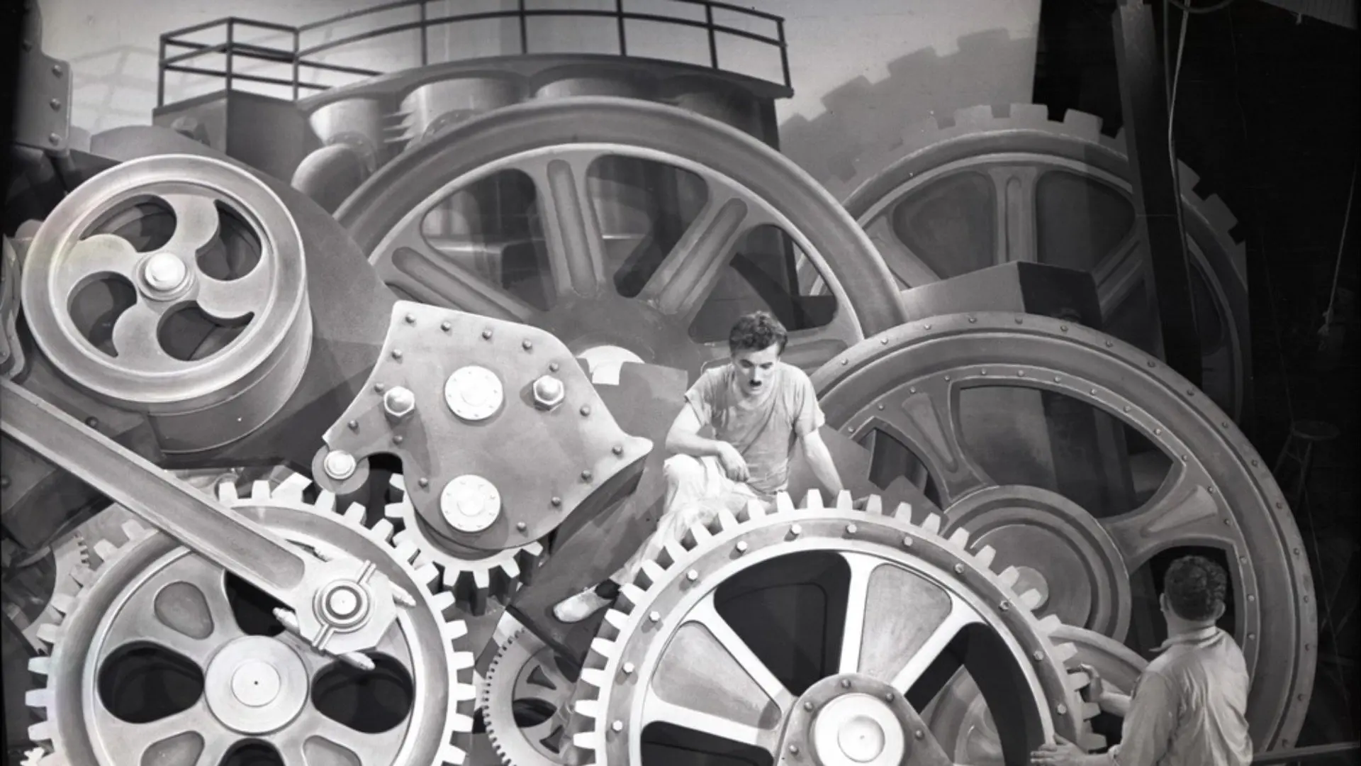 Chaplin et "Les temps modernes", La voie du silence backdrop