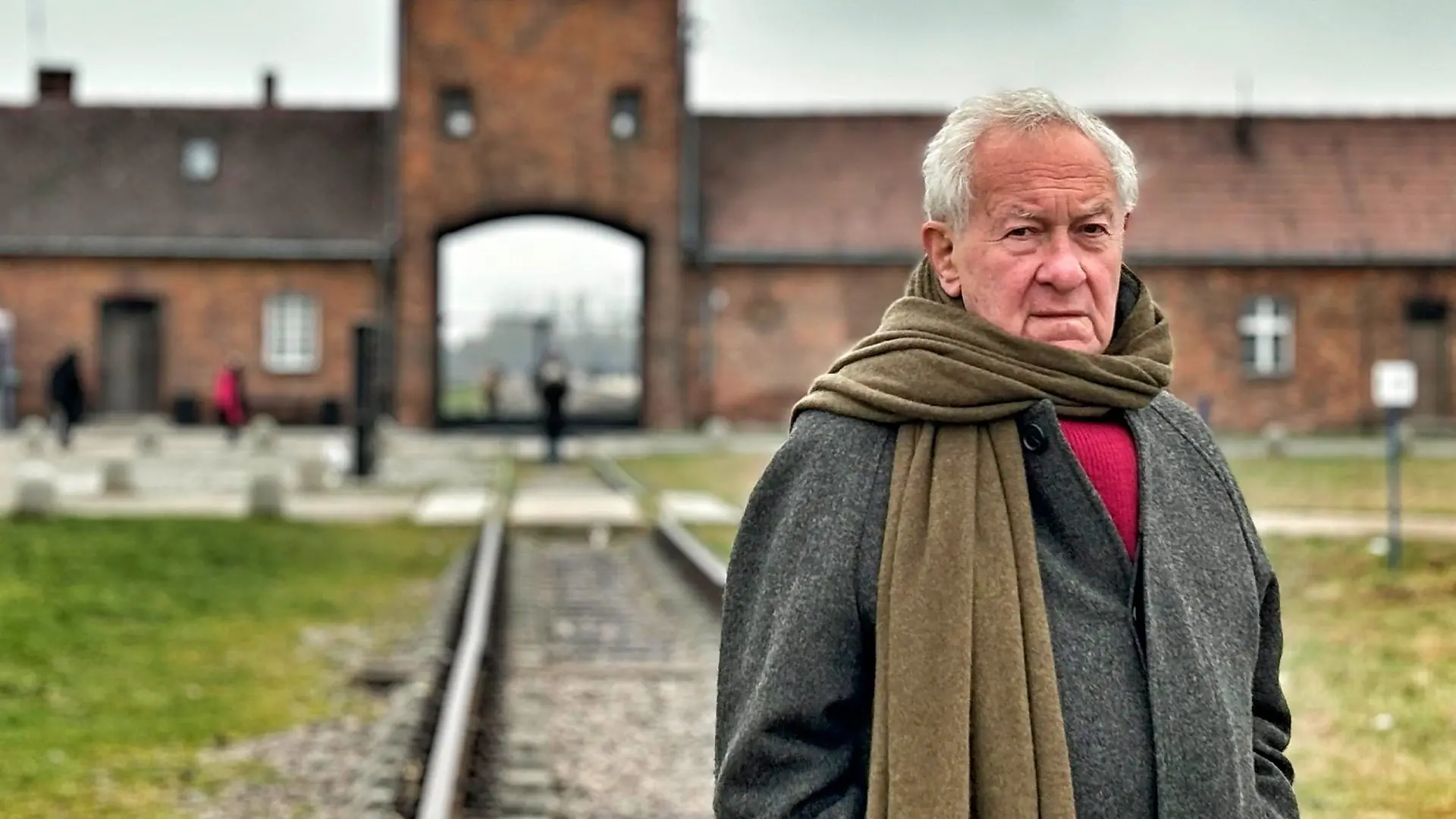 Simon Schama: The Road to Auschwitz backdrop