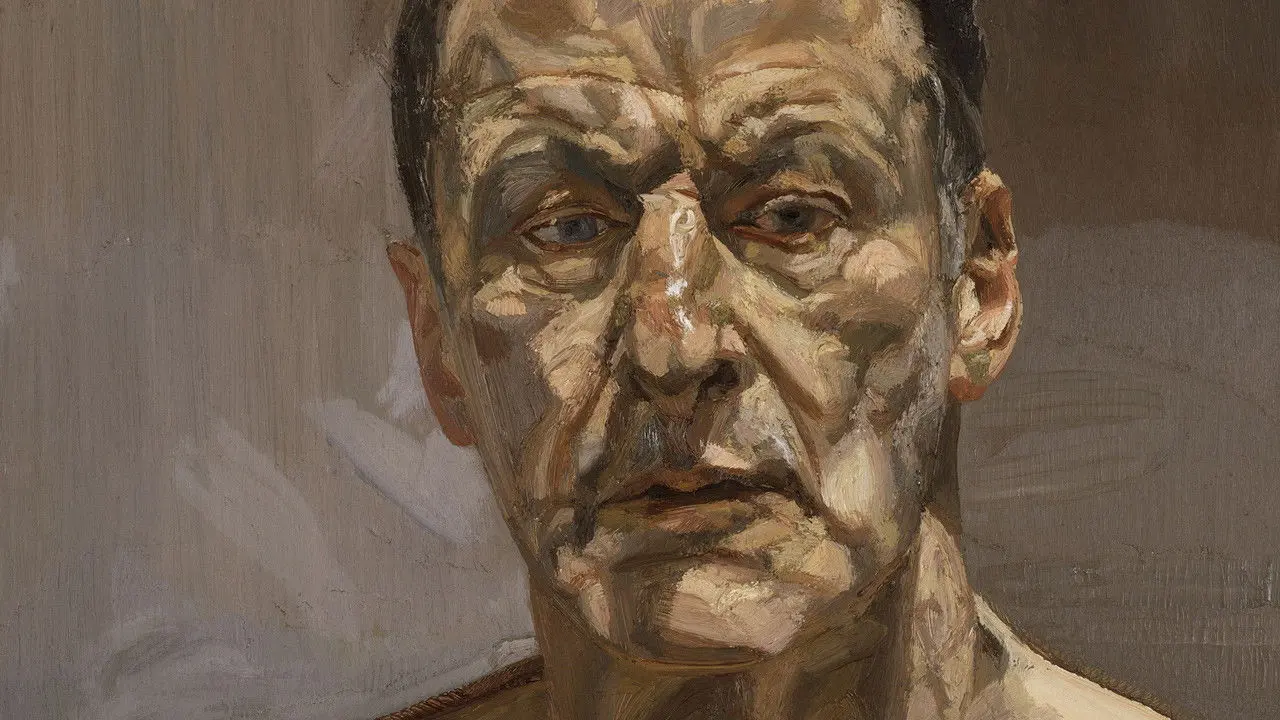 Lucian Freud: A Self Portrait backdrop