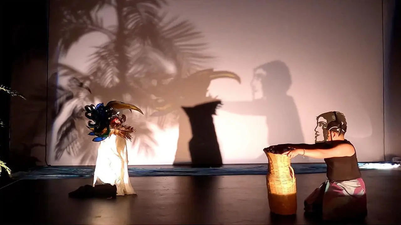 Budi and the Hornbill backdrop
