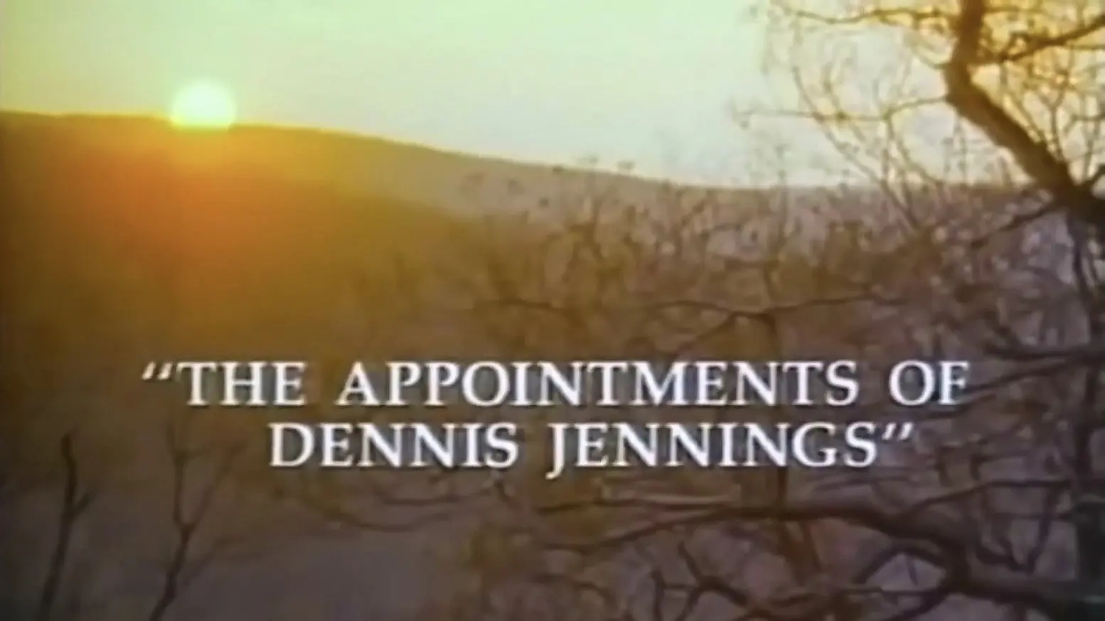 The Appointments of Dennis Jennings backdrop