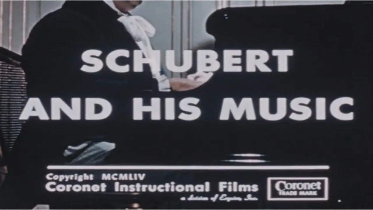 Schubert and His Music backdrop