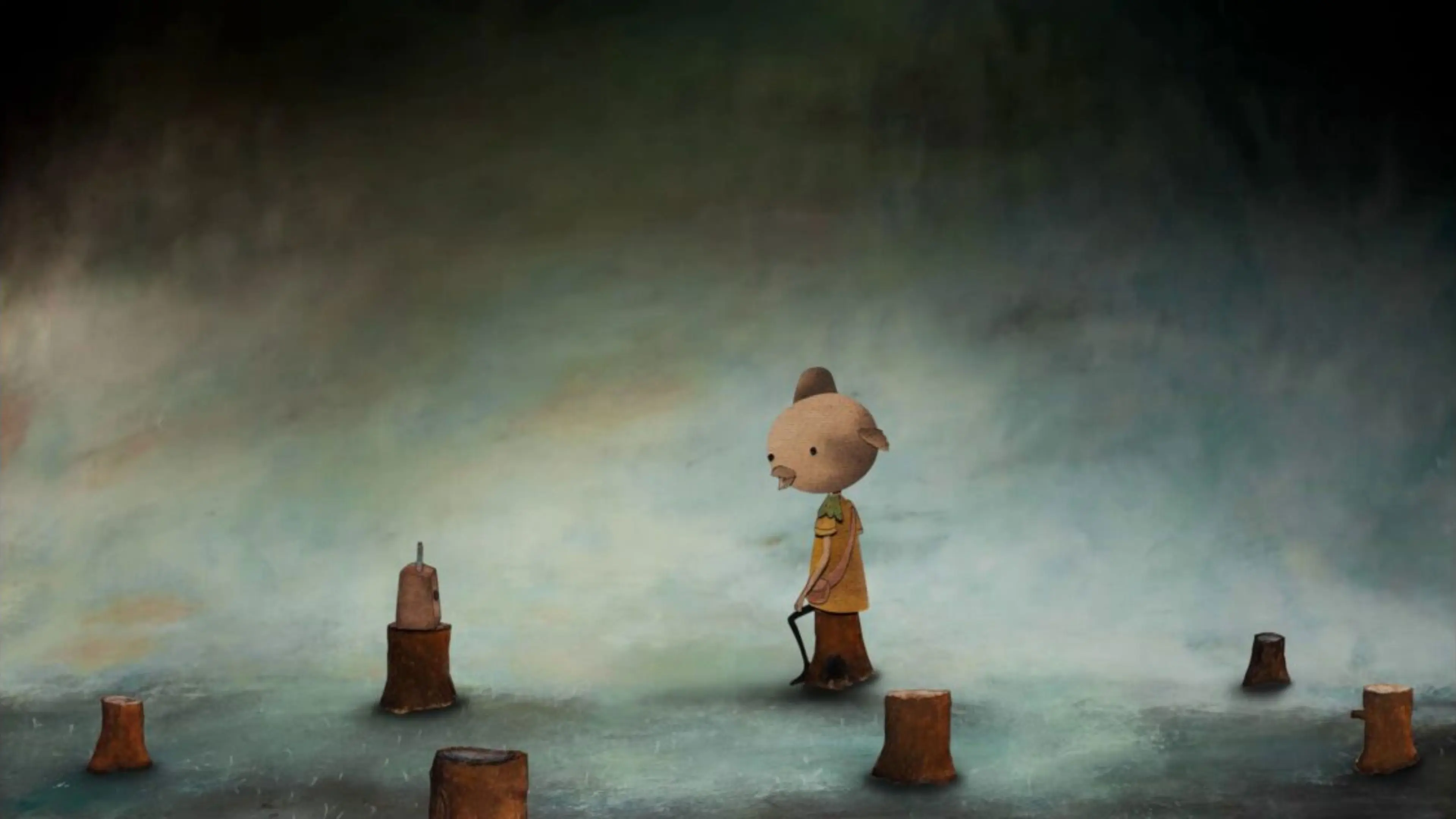 I Found a Box backdrop