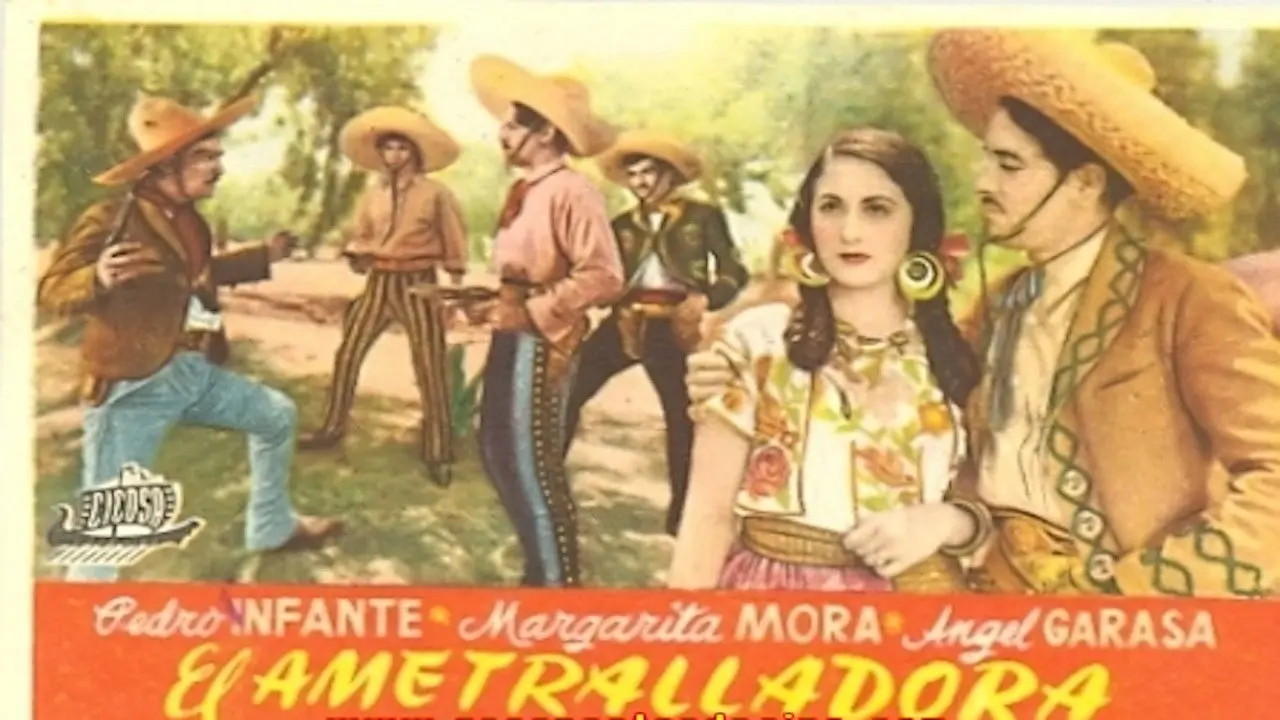 El ametralladora backdrop