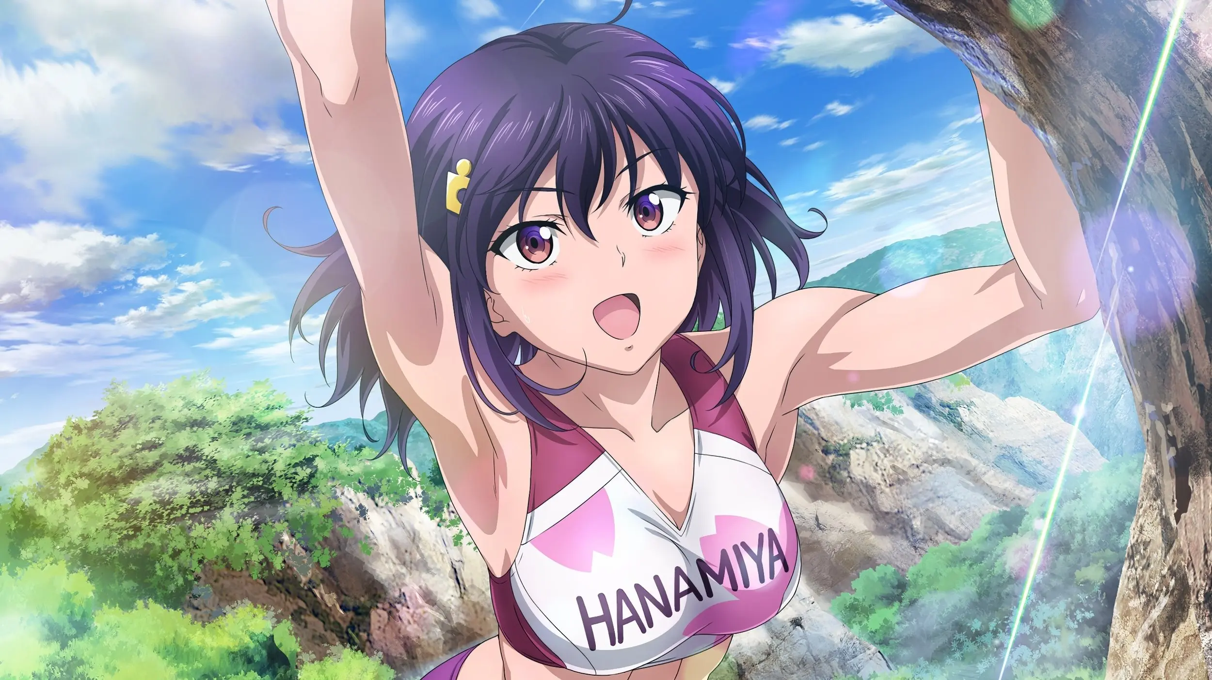 Iwa Kakeru! Sport Climbing Girls backdrop