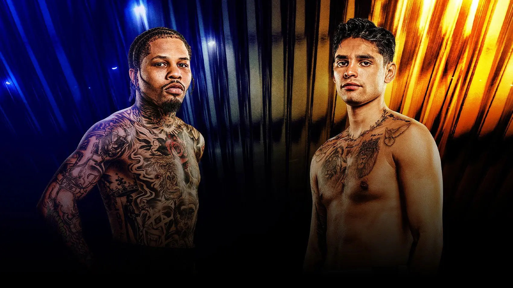 Gervonta Davis vs. Ryan Garcia backdrop