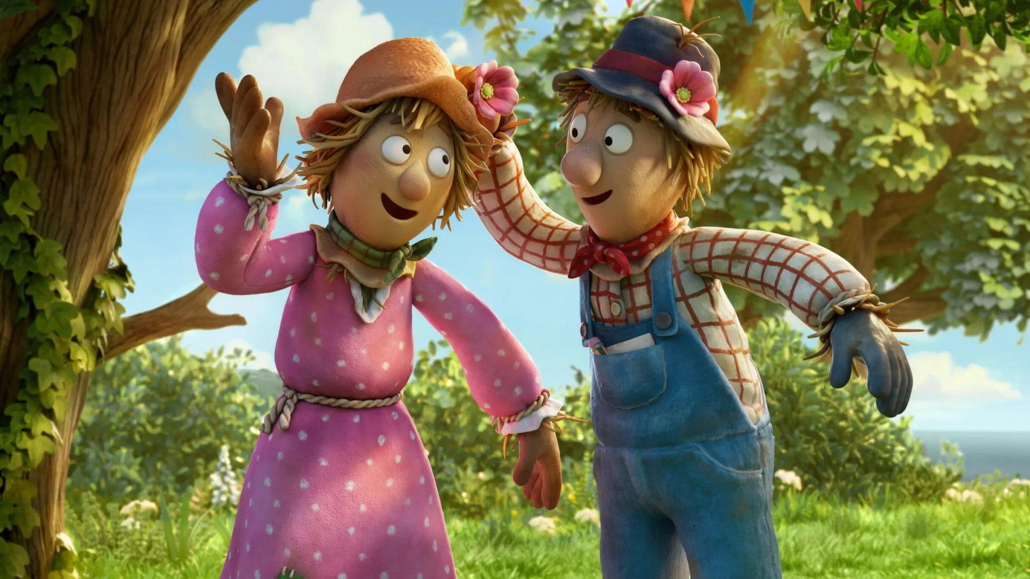 The Scarecrows' Wedding backdrop