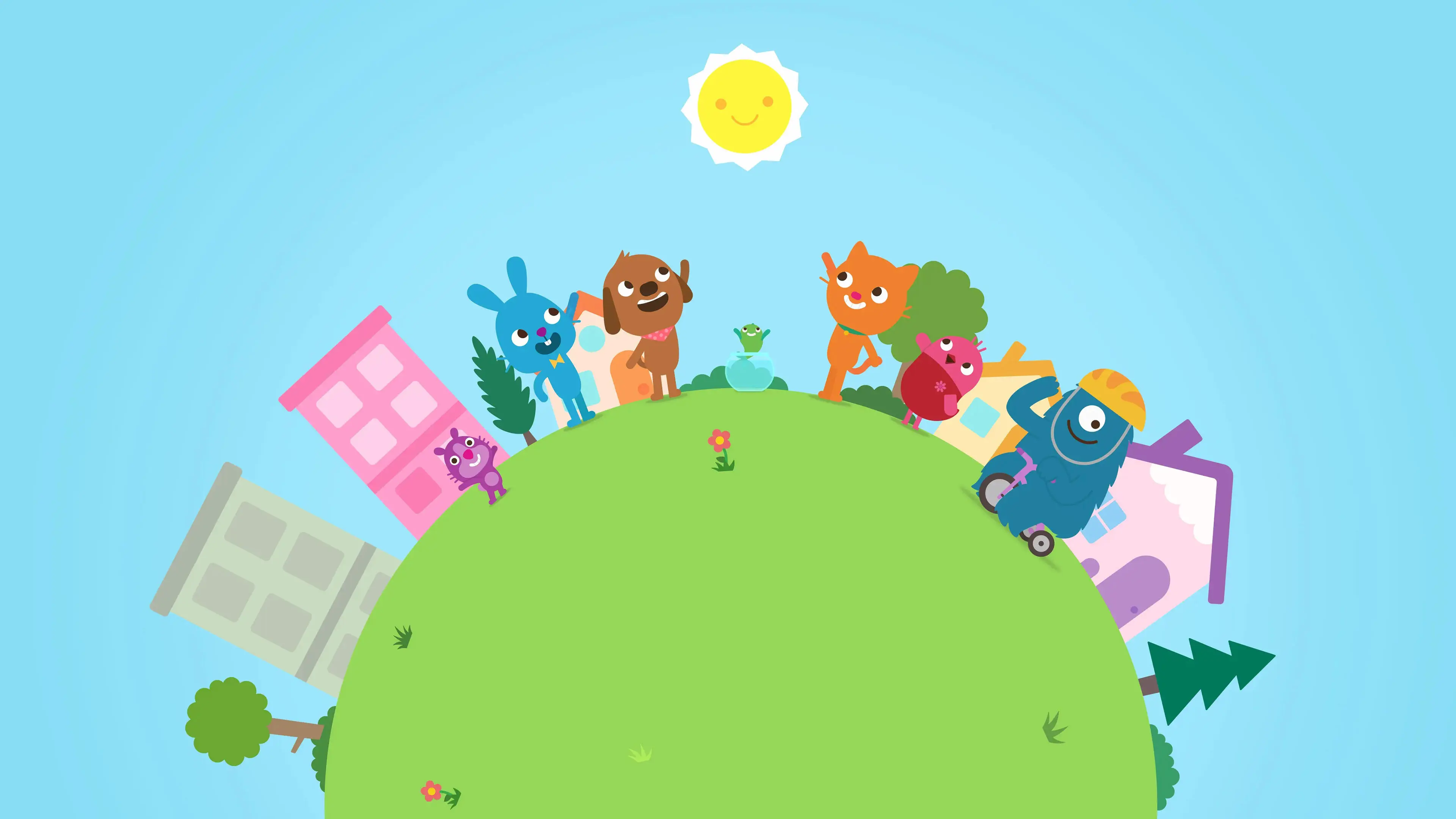 Sago Mini Friends backdrop