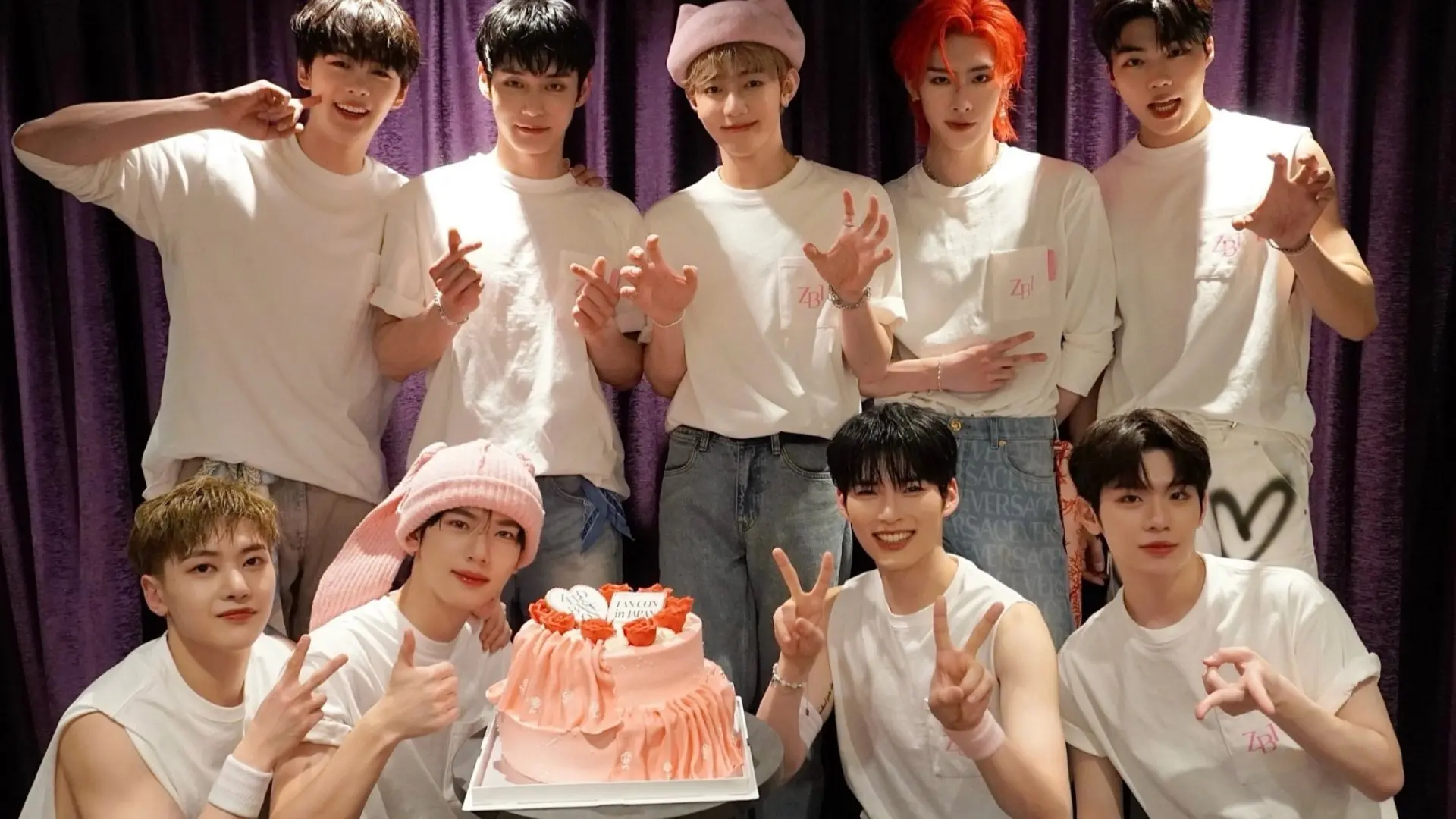 2024 ZEROBASEONE FANCON IN JAPAN backdrop