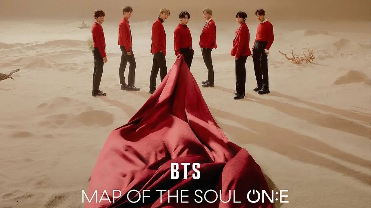 BTS MAP OF THE SOUL ON:E DVD backdrop