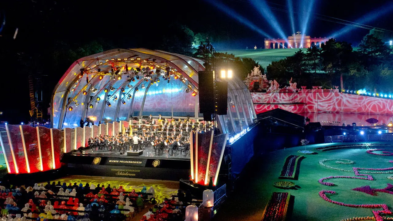 Summer Night Concert: 2014 - Vienna Philharmonic backdrop