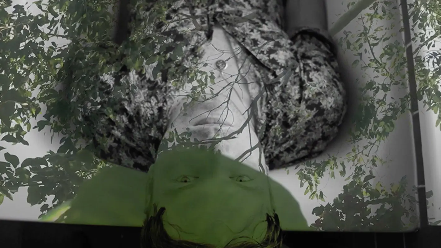Longing of the idle plants backdrop