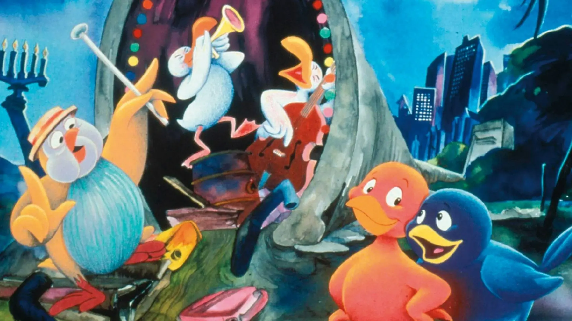 War of the Birds backdrop