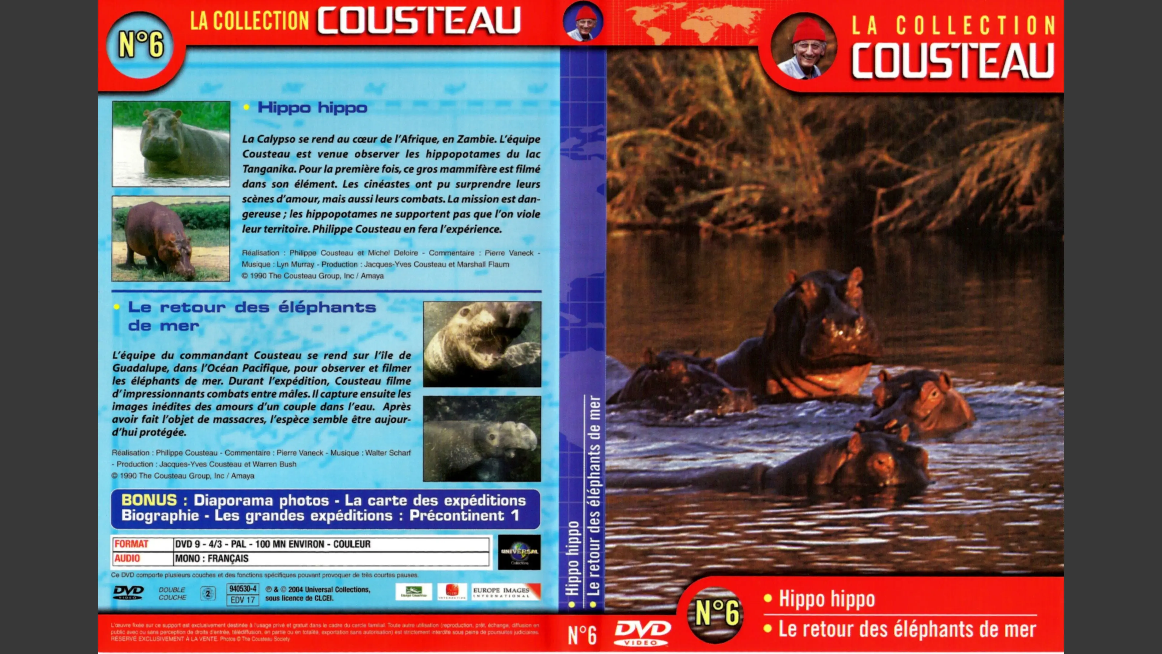 The Cousteau Collection N°6-1 | Hippo, Hippo backdrop