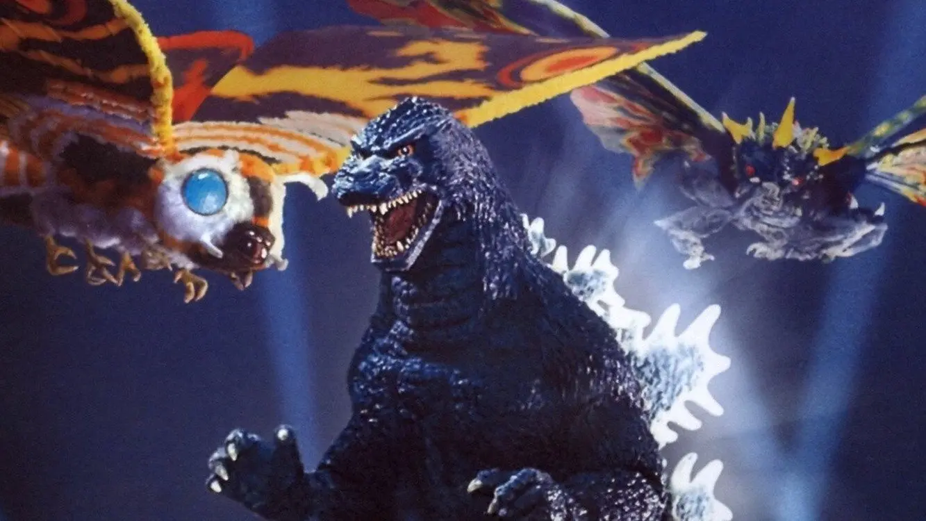 Godzilla vs. Mothra backdrop
