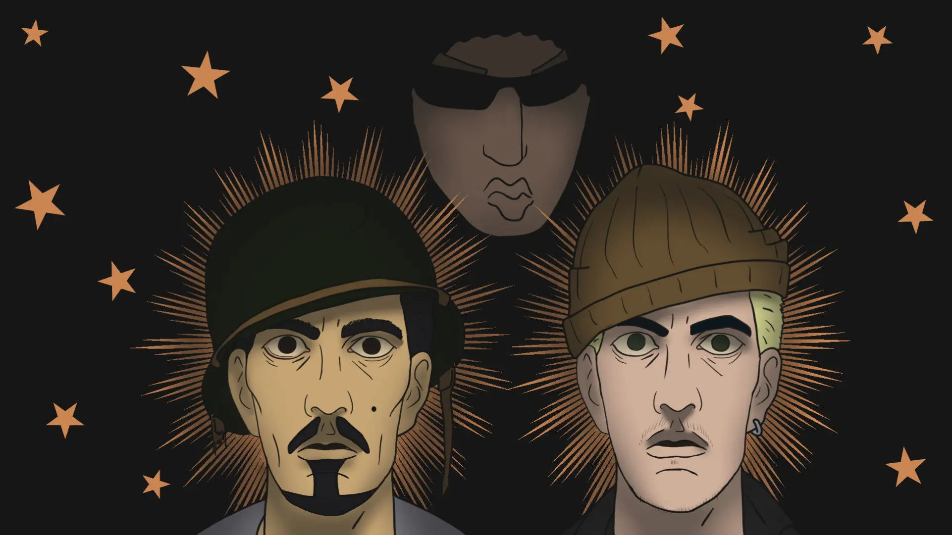 2 Twinks 1 War backdrop