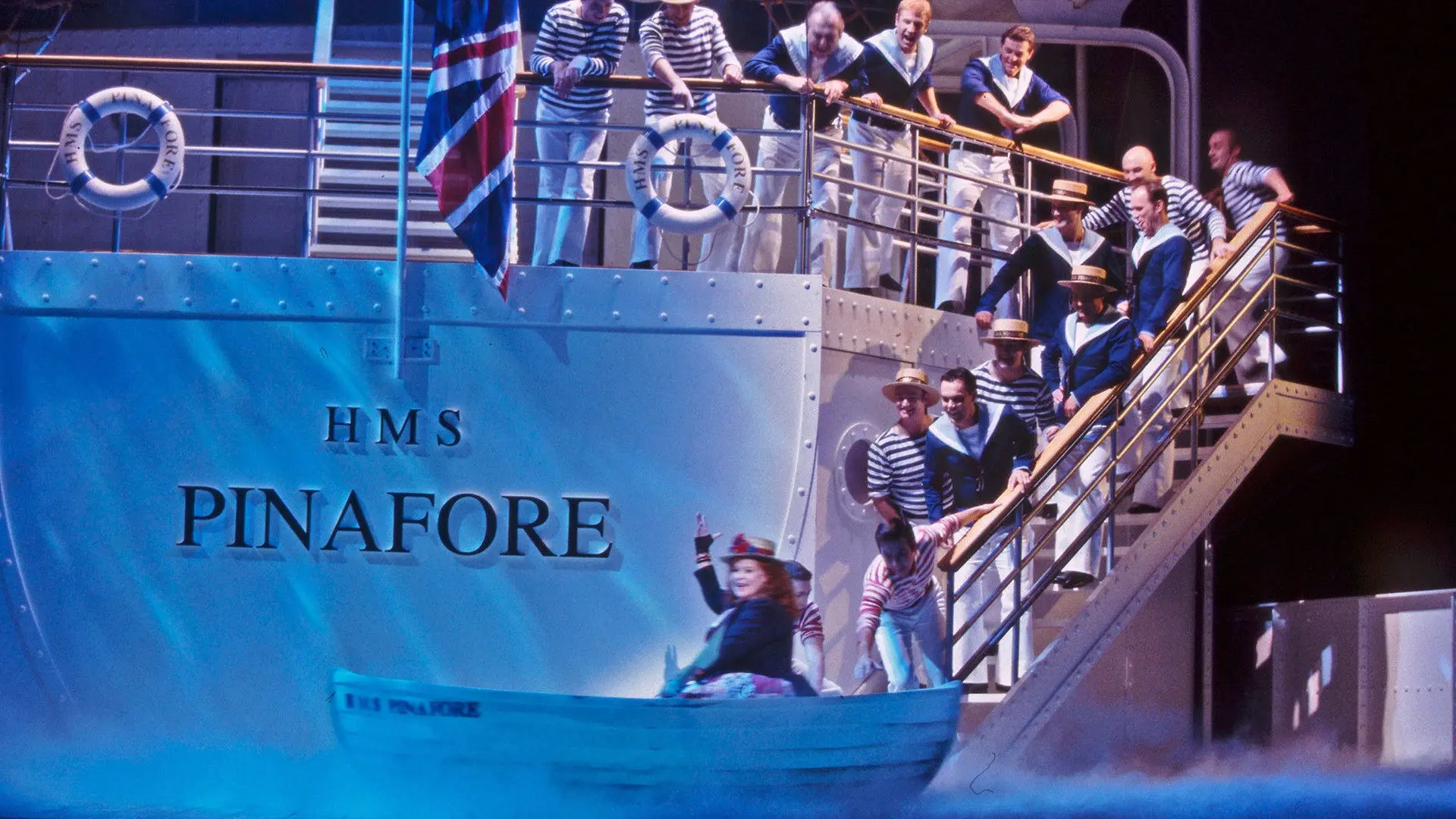 H.M.S. Pinafore & Trial by Jury backdrop