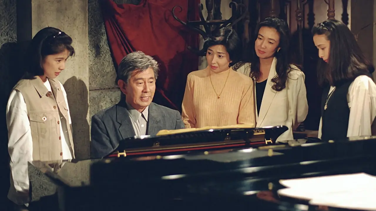 Piano backdrop