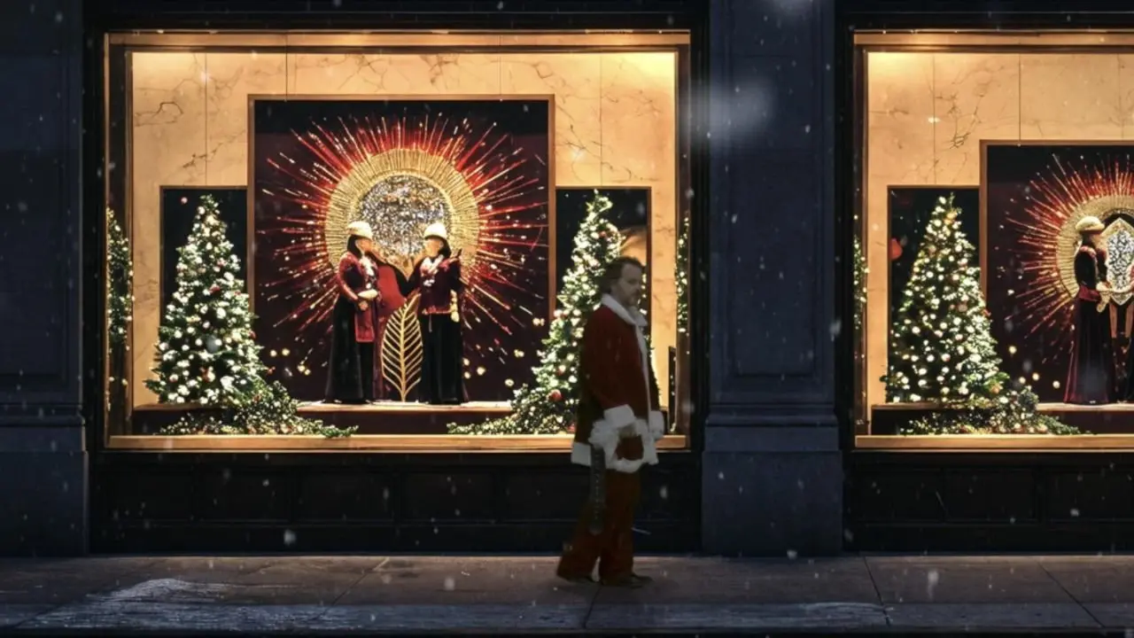 Christmas Eve backdrop