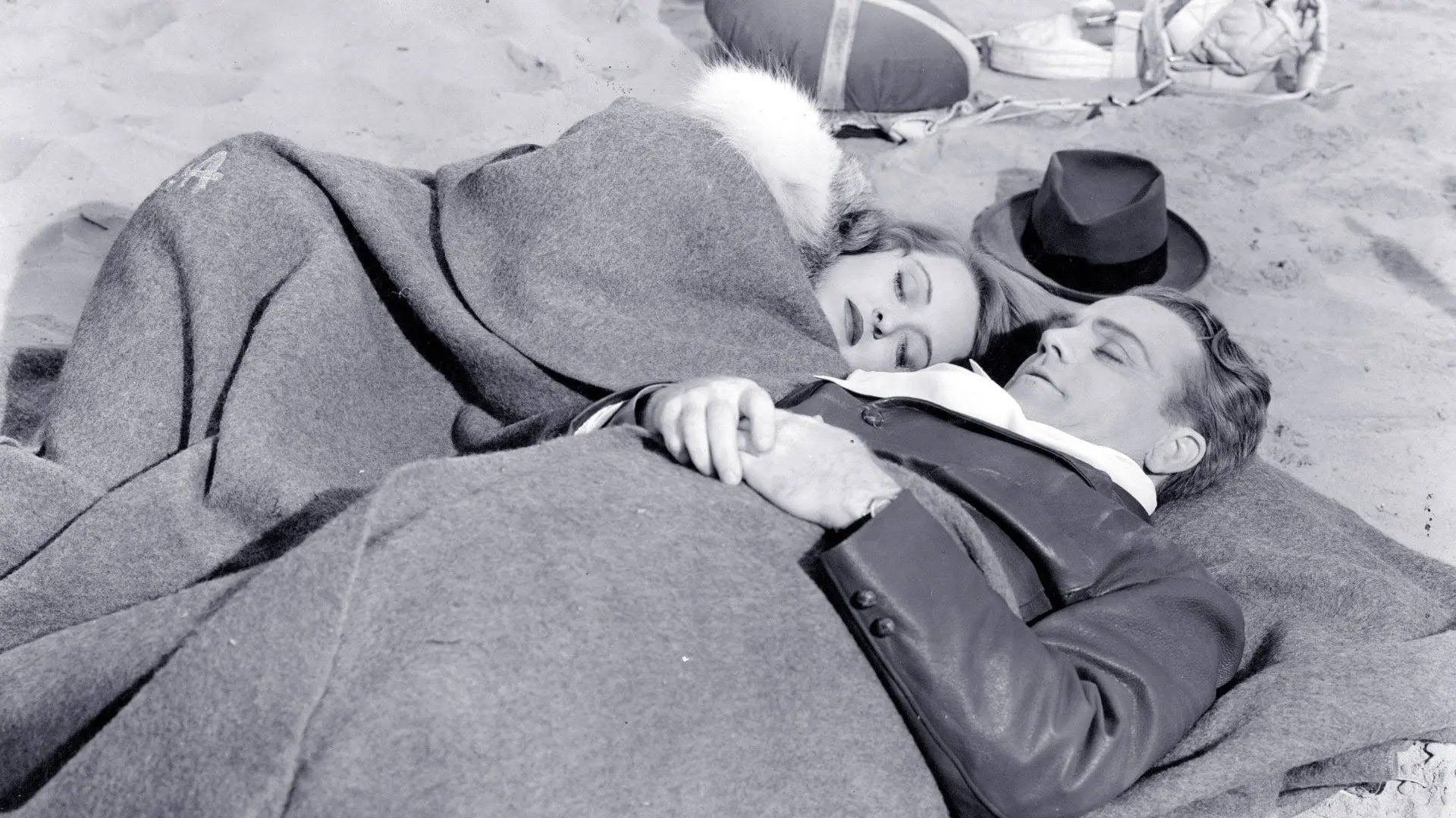 The Bride Came C.O.D. backdrop