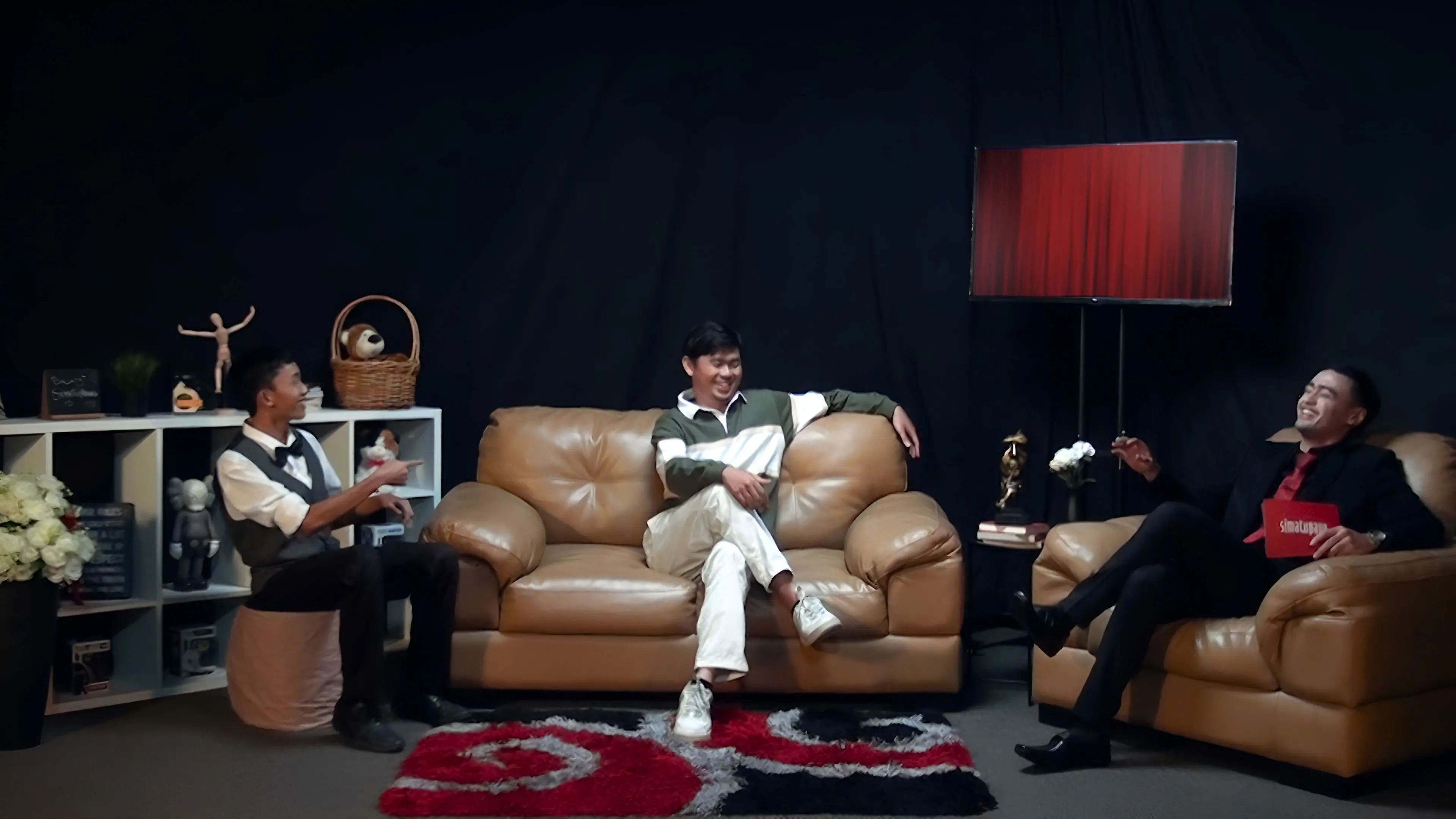 Simatupang's Chit-Chat backdrop