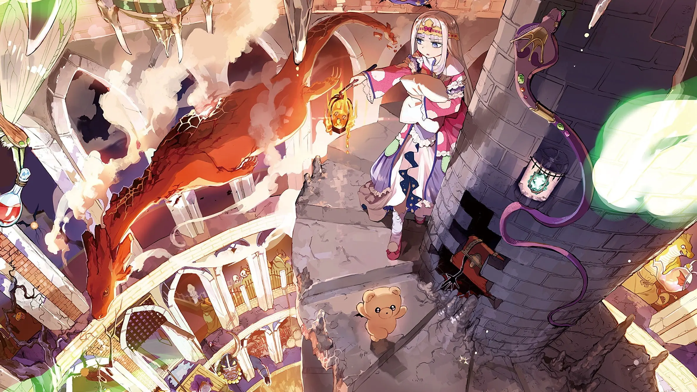 Sleepy Princess in the Demon Castle backdrop