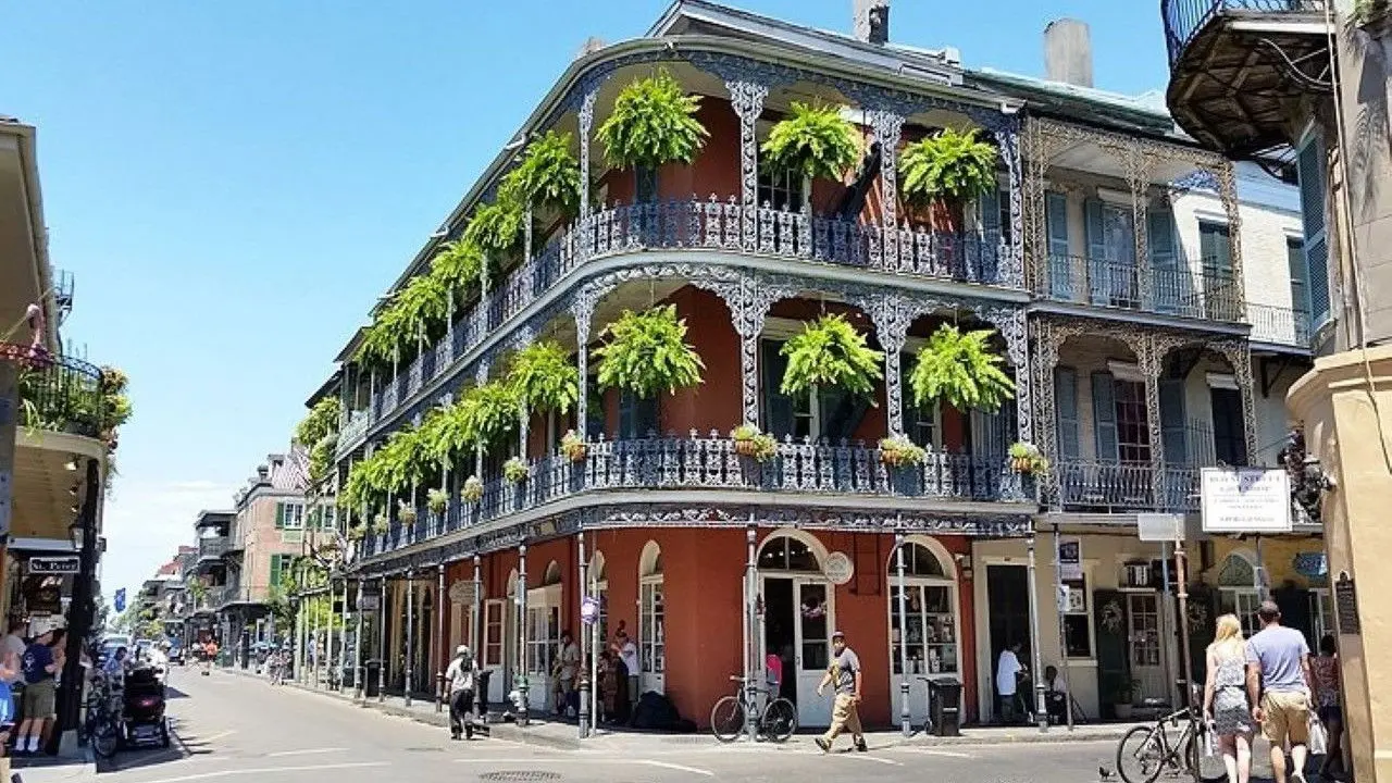Discoveries...America, Louisiana backdrop