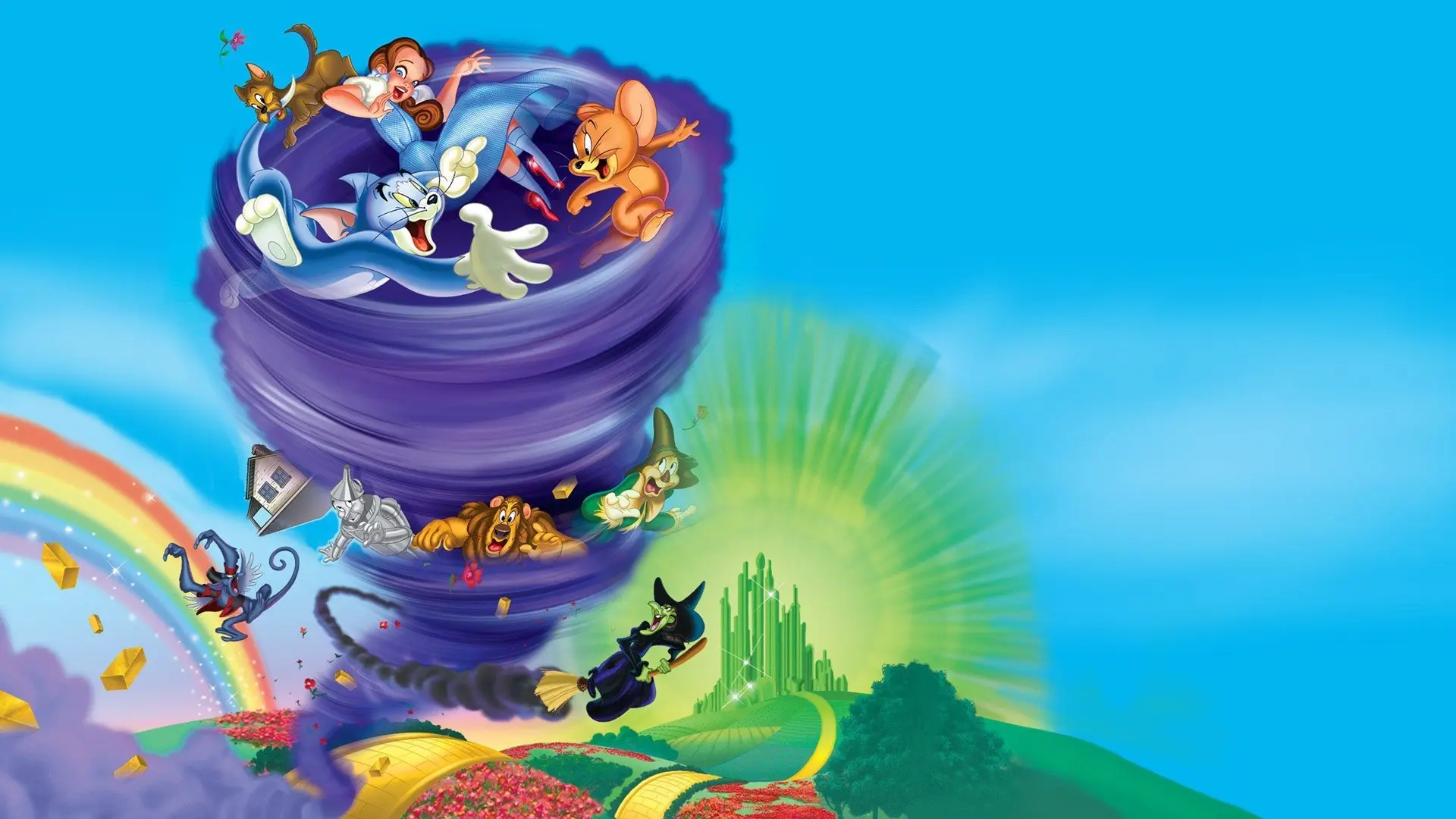 Tom and Jerry & The Wizard of Oz backdrop