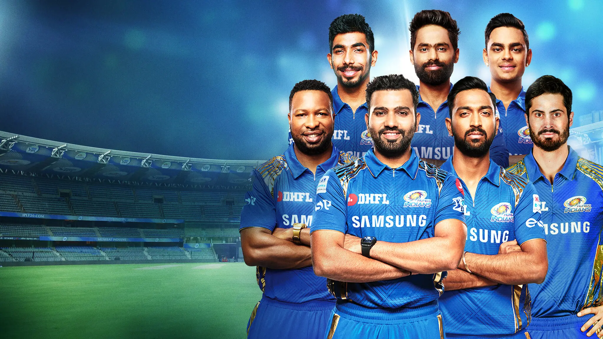 Cricket Fever: Mumbai Indians backdrop