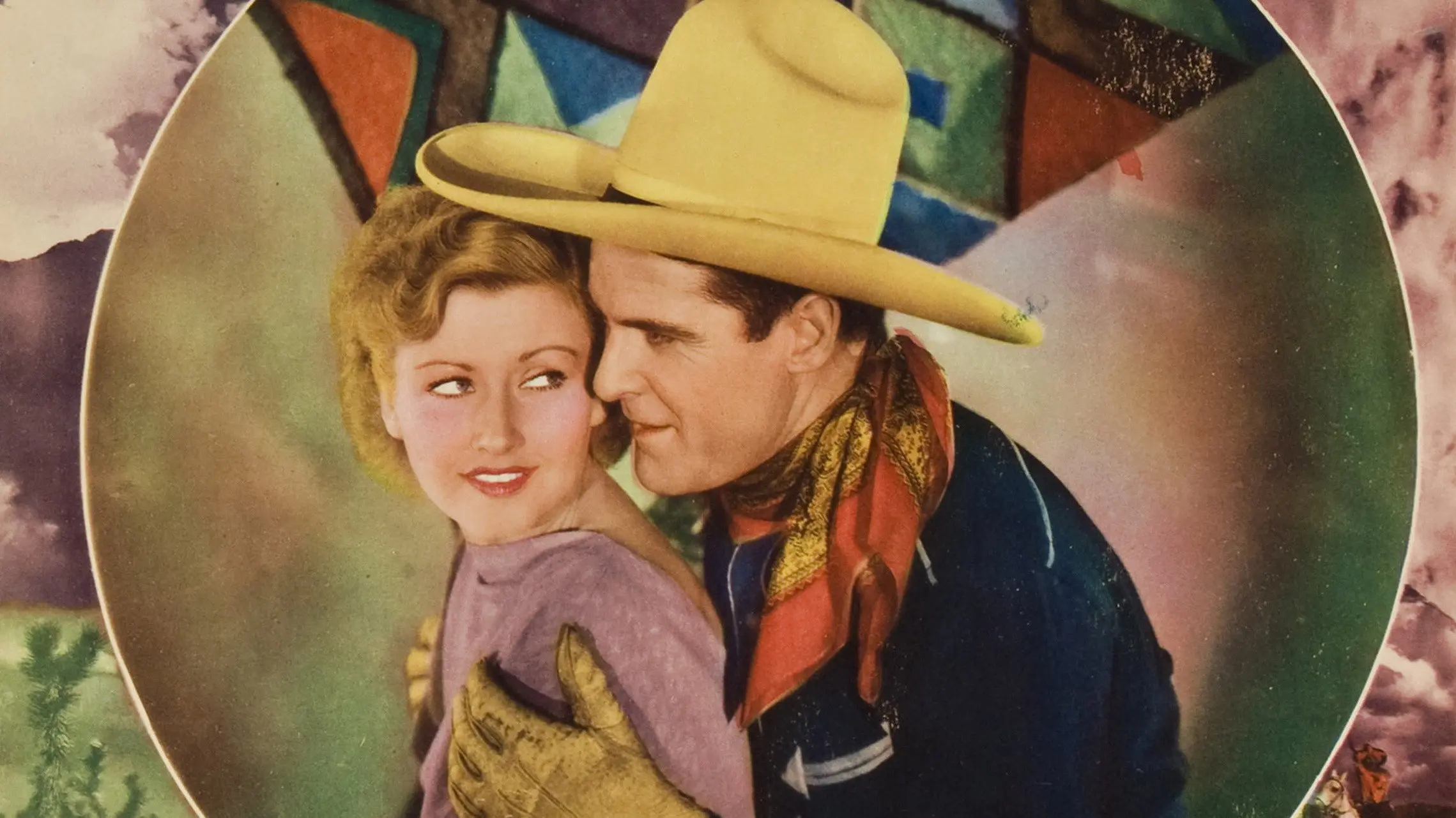 In Old Santa Fe backdrop