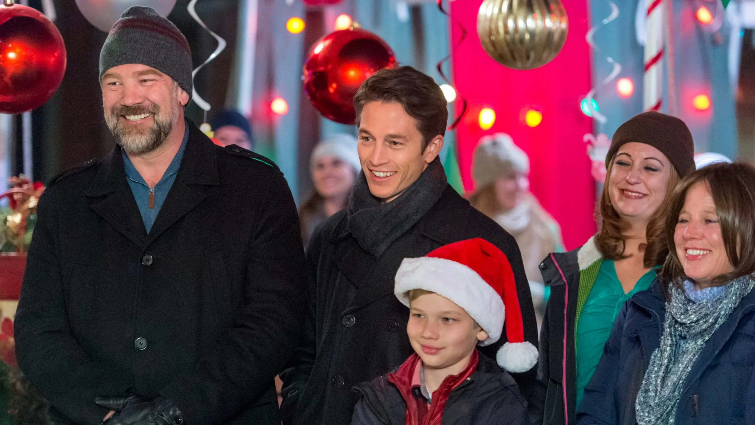 Sharing Christmas backdrop