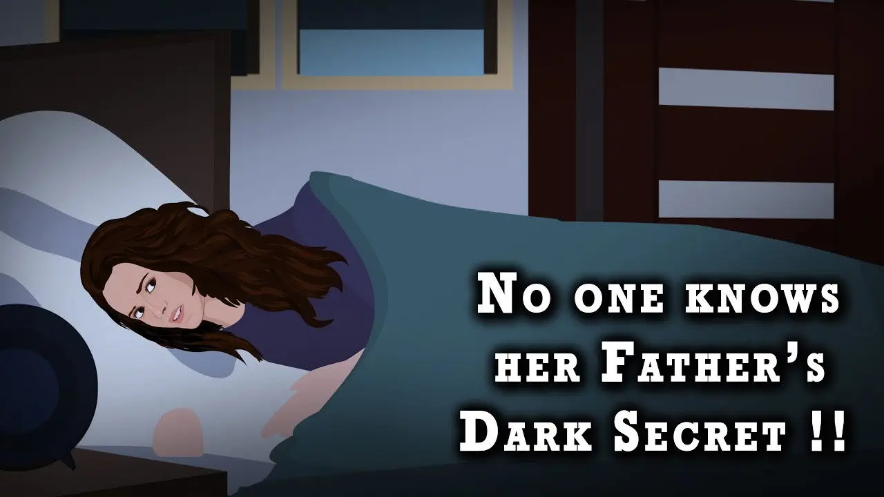 No one knows Her Father's Dark Secret !! backdrop