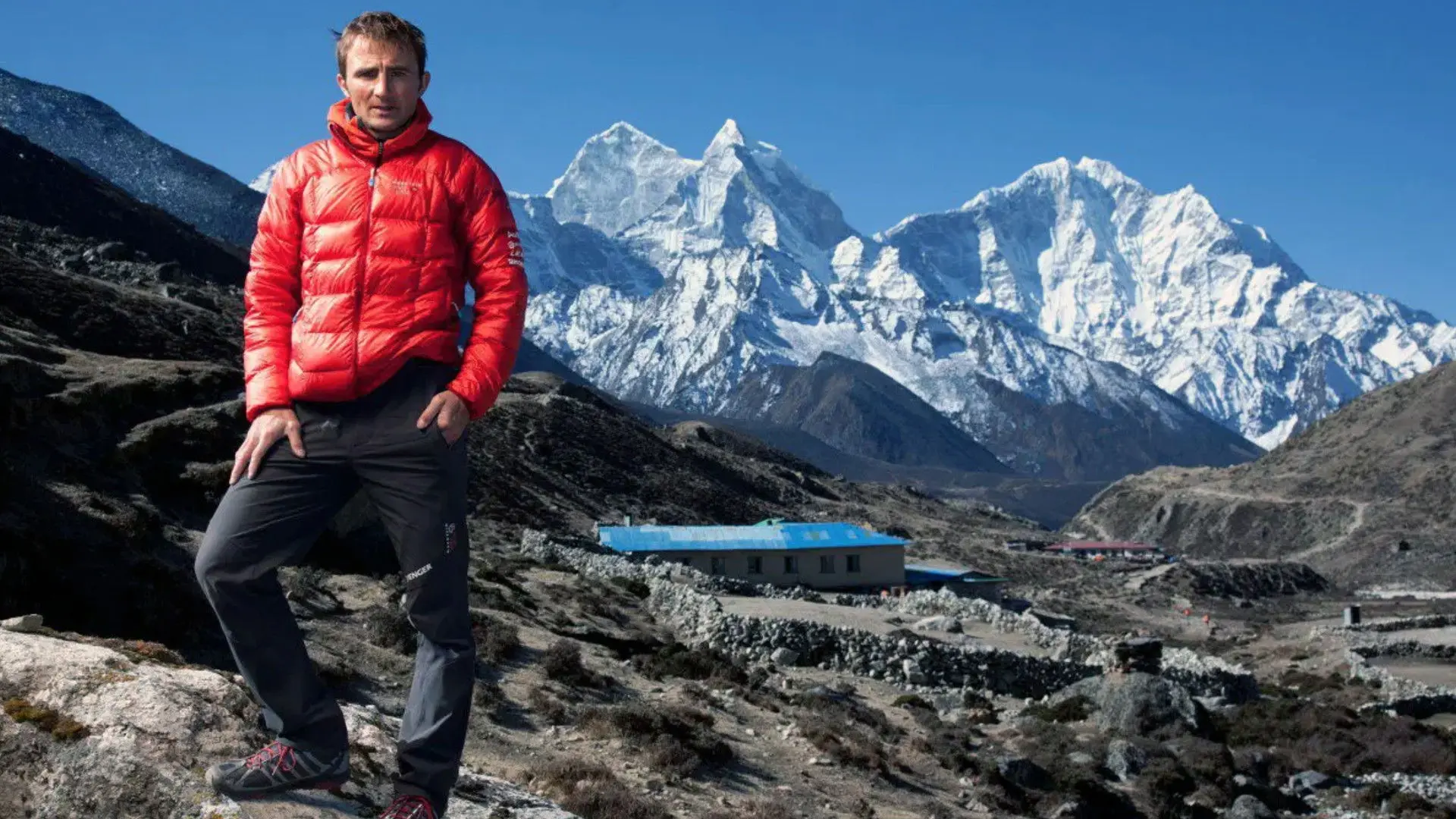 Ueli Steck – Auf schmalem Grat backdrop