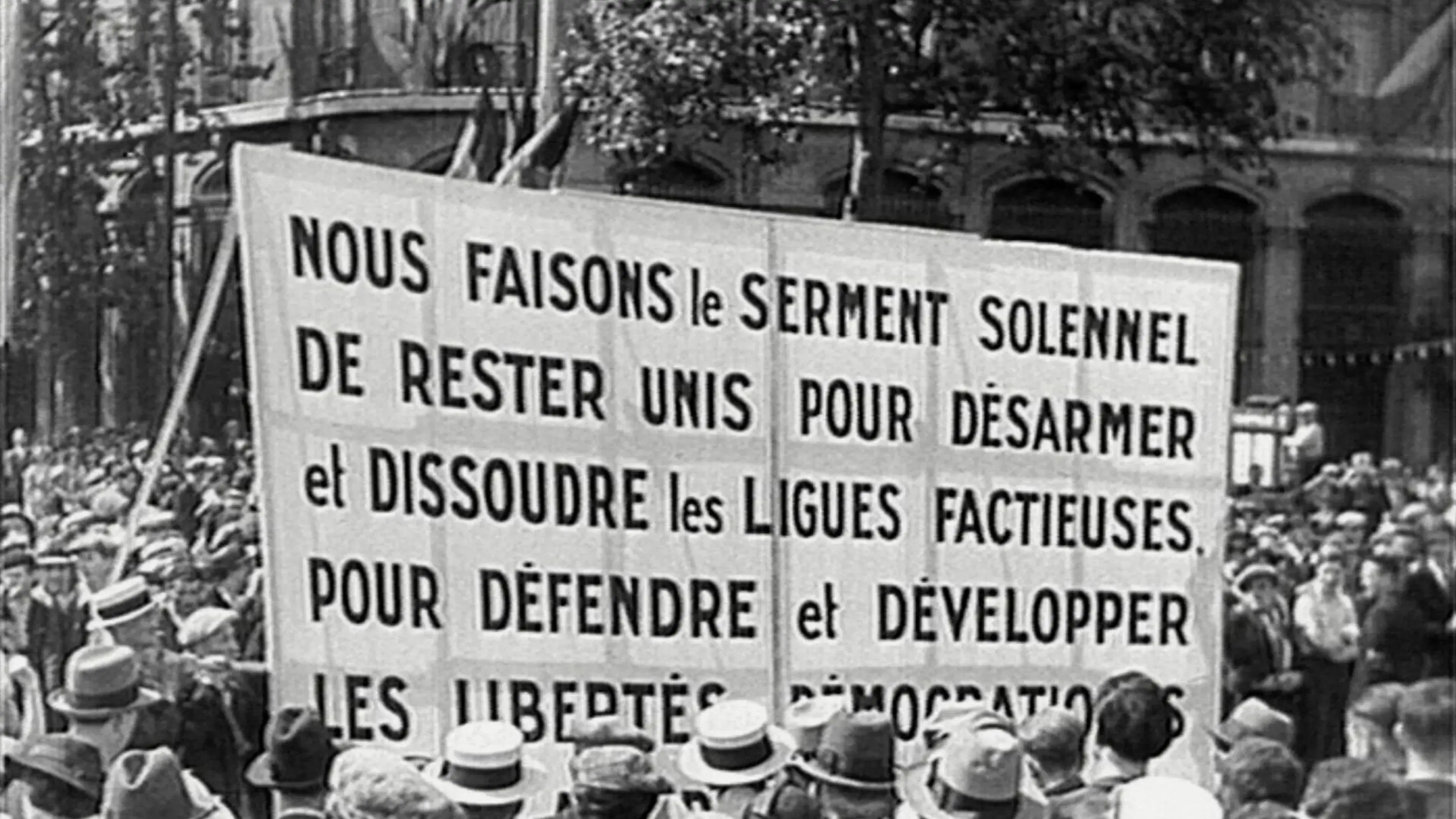 L'Europe des Fronts Populaires backdrop