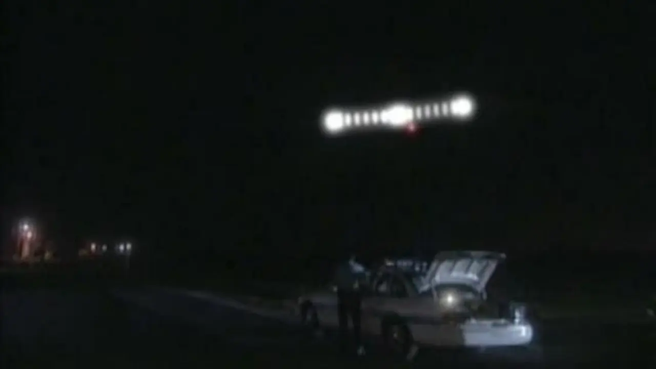 UFO Over Illinois backdrop